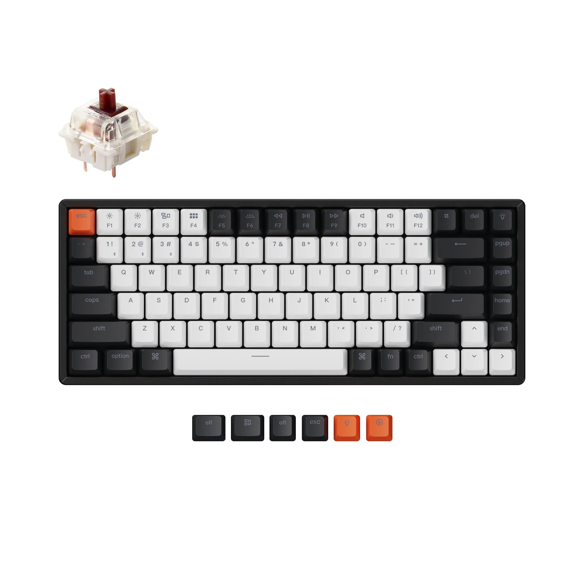 Keychron K2 (Hot-swappable) Wireless Mechanical Keyboard (Version 2) (US ANSI Layout) - Image 6