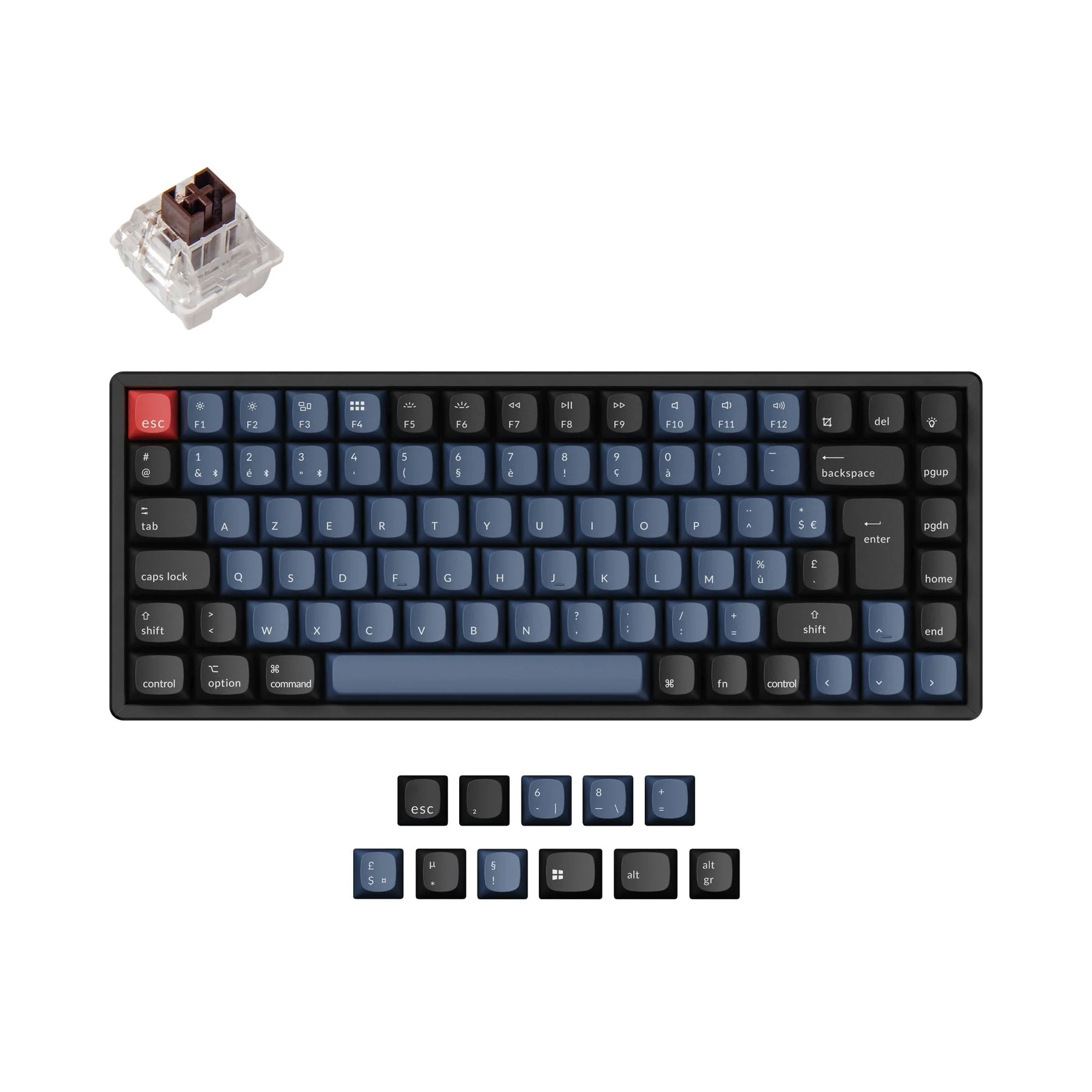 Keychron K2 Pro QMK/VIA Wireless Mechanical Keyboard ISO Layout Collection - Image 10