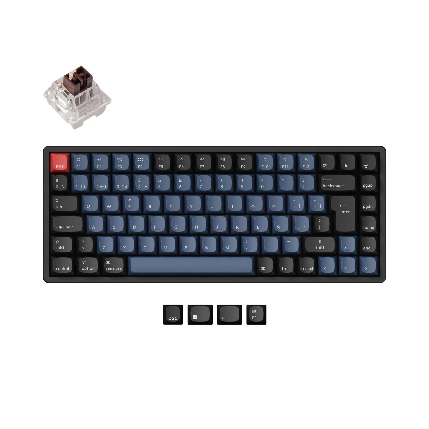 Keychron K2 Pro QMK/VIA Wireless Mechanical Keyboard ISO Layout Collection - Image 12