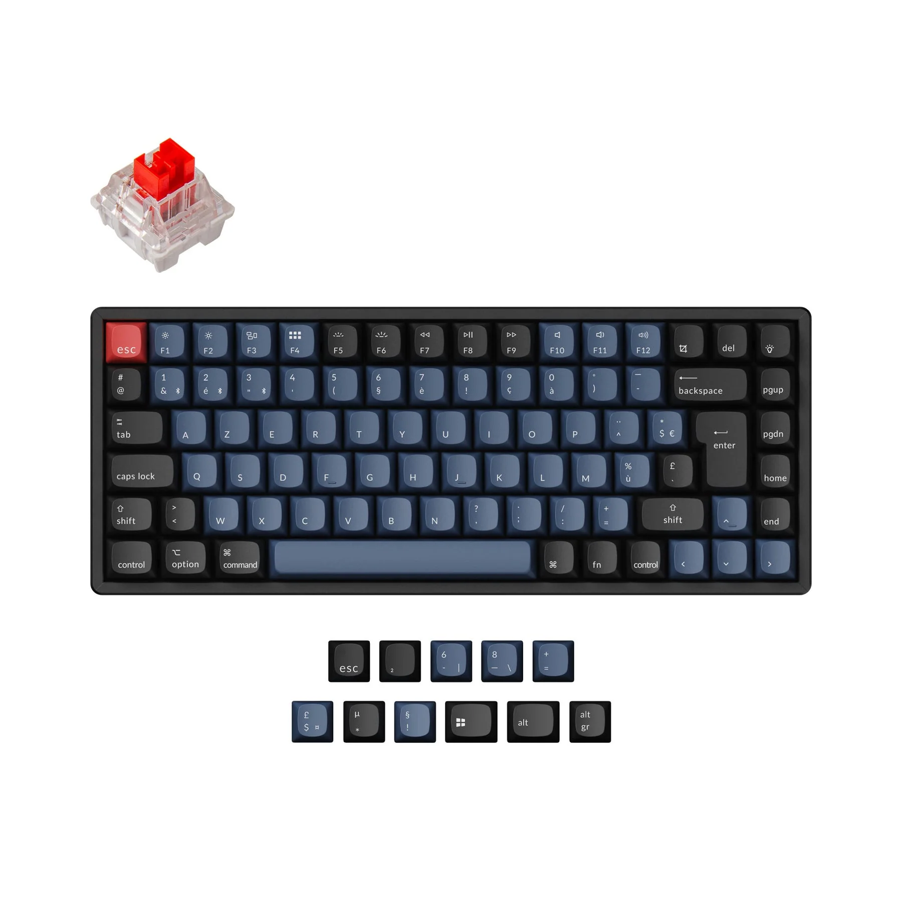 Keychron K2 Pro QMK/VIA Wireless Mechanical Keyboard ISO Layout Collection - Image 9