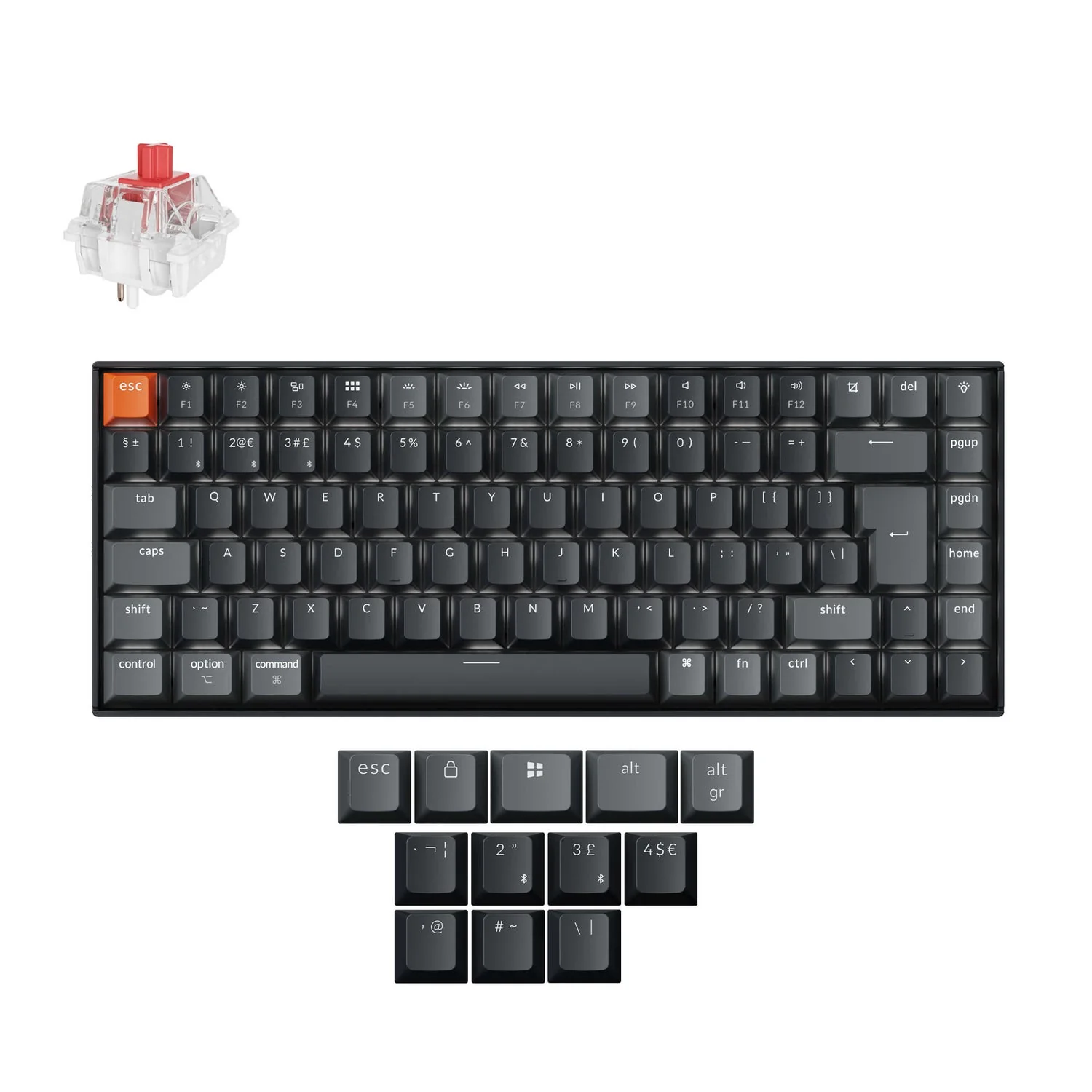 Keychron K2 QMK Wireless Mechanical Keyboard (ISO Layout) - Version 3 - Image 24
