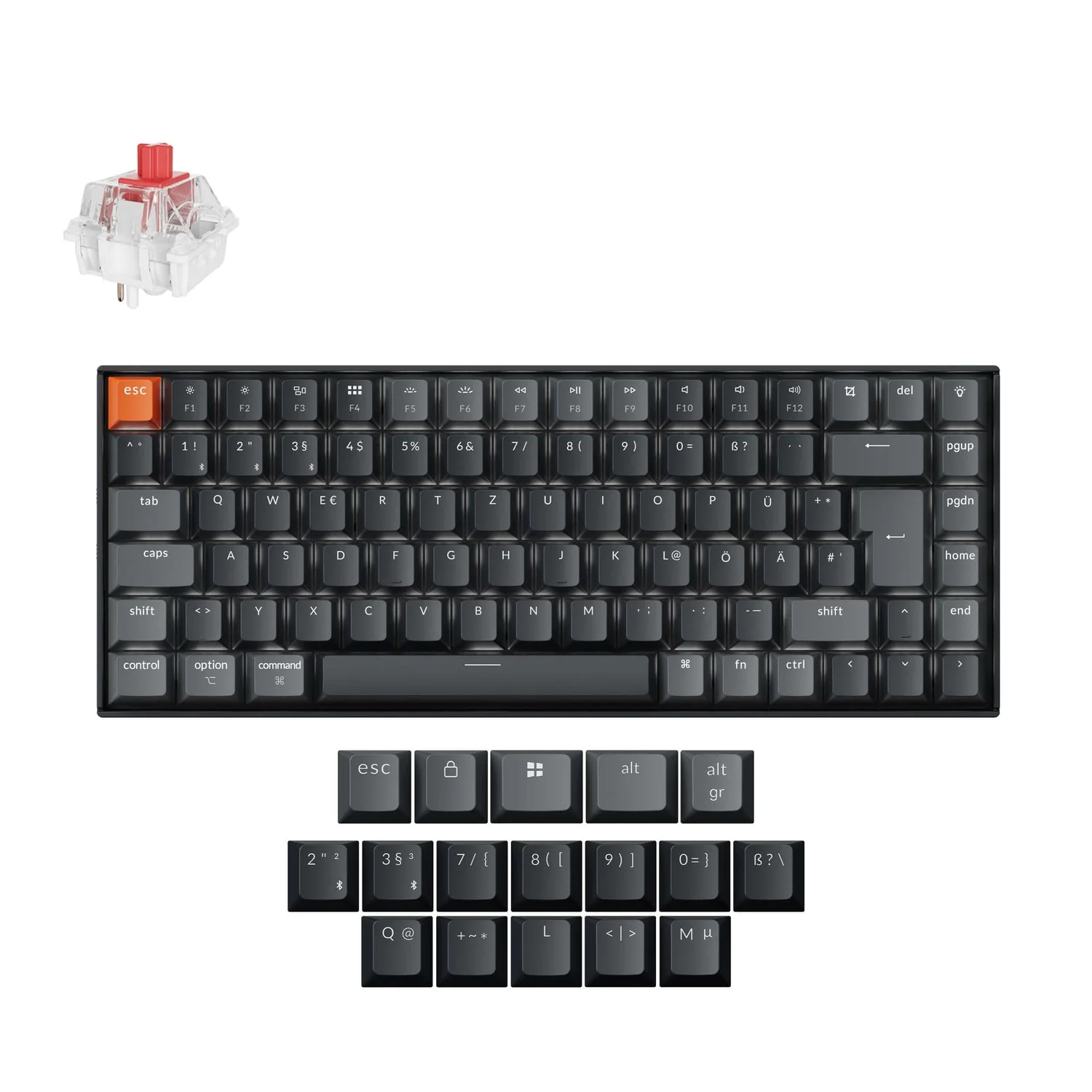 Keychron K2 QMK Wireless Mechanical Keyboard (ISO Layout) - Version 3 - Image 27