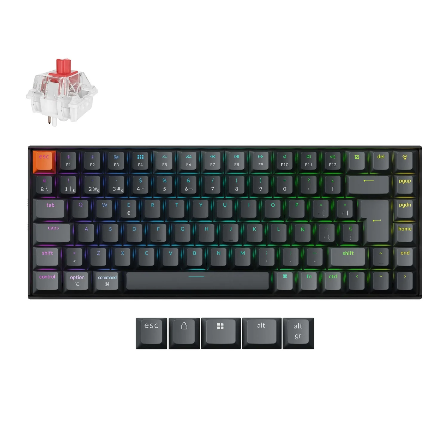 Keychron K2 QMK Wireless Mechanical Keyboard (ISO Layout) - Version 3 - Image 3