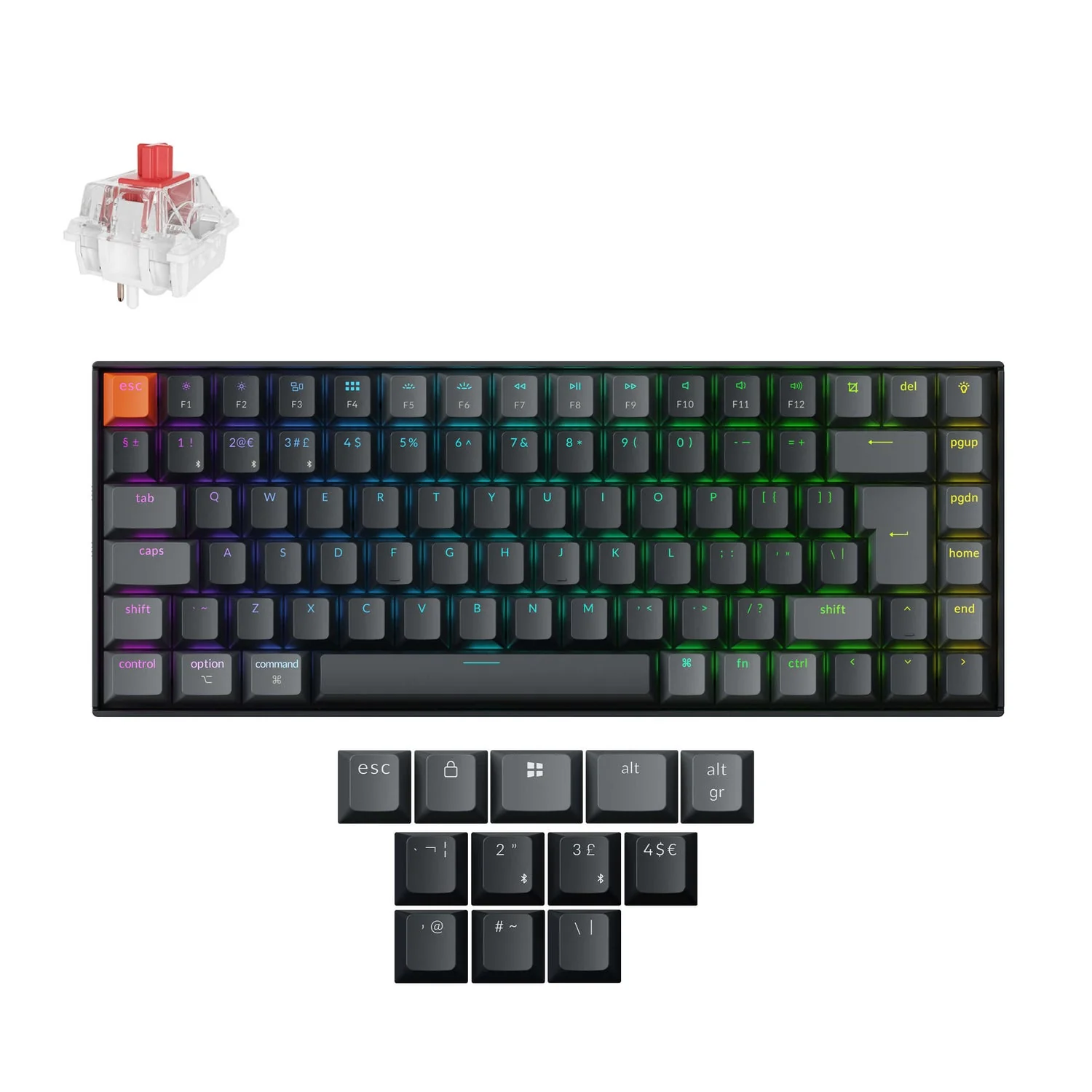 Keychron K2 QMK Wireless Mechanical Keyboard (ISO Layout) - Version 3 - Image 30