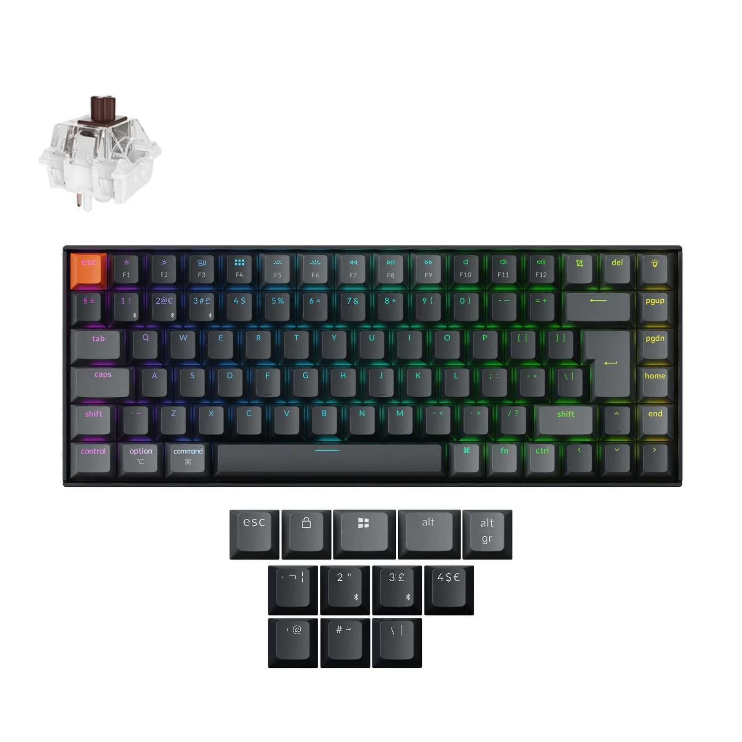 Keychron K2 QMK Wireless Mechanical Keyboard (ISO Layout) - Version 3 - Image 31
