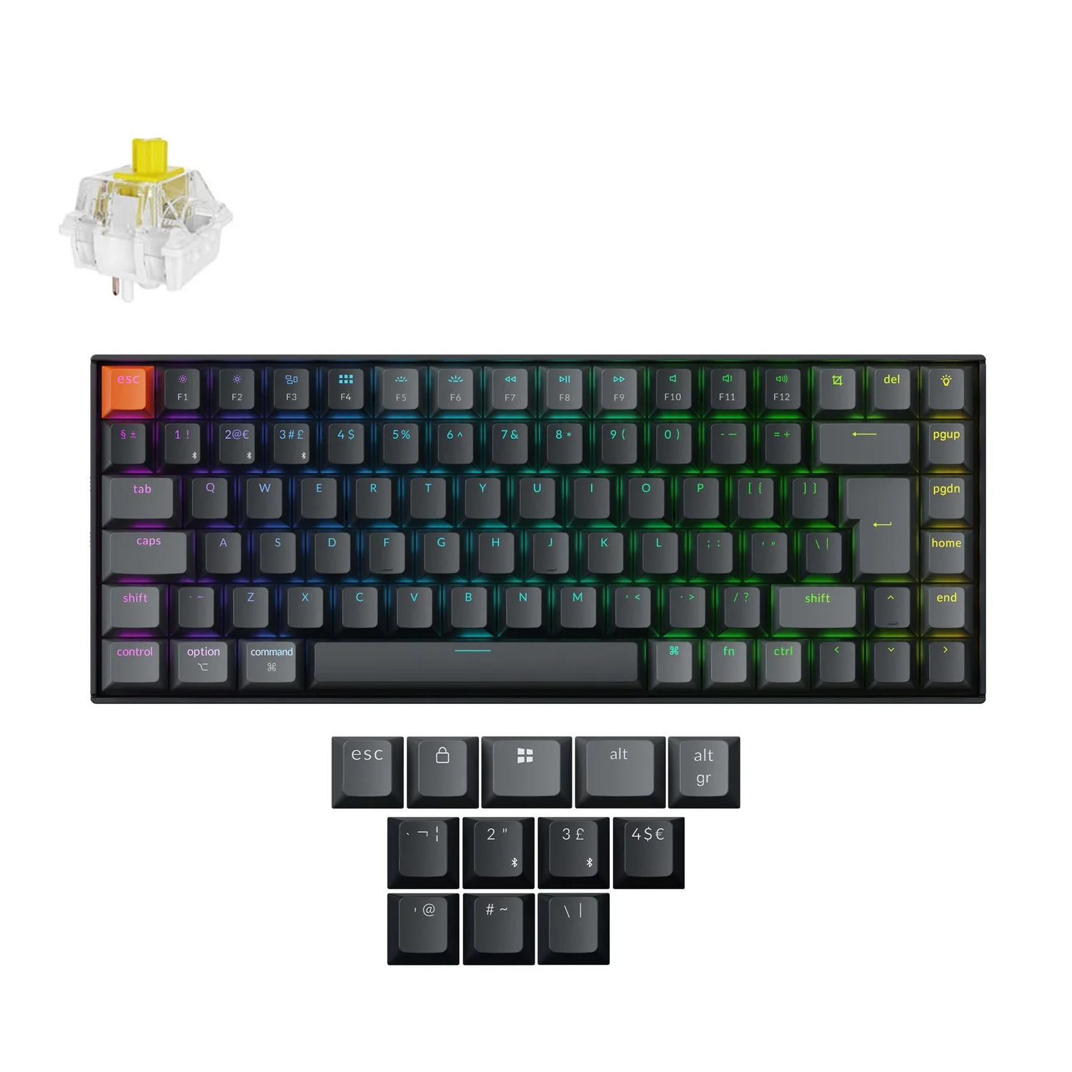 Keychron K2 QMK Wireless Mechanical Keyboard (ISO Layout) - Version 3 - Image 32