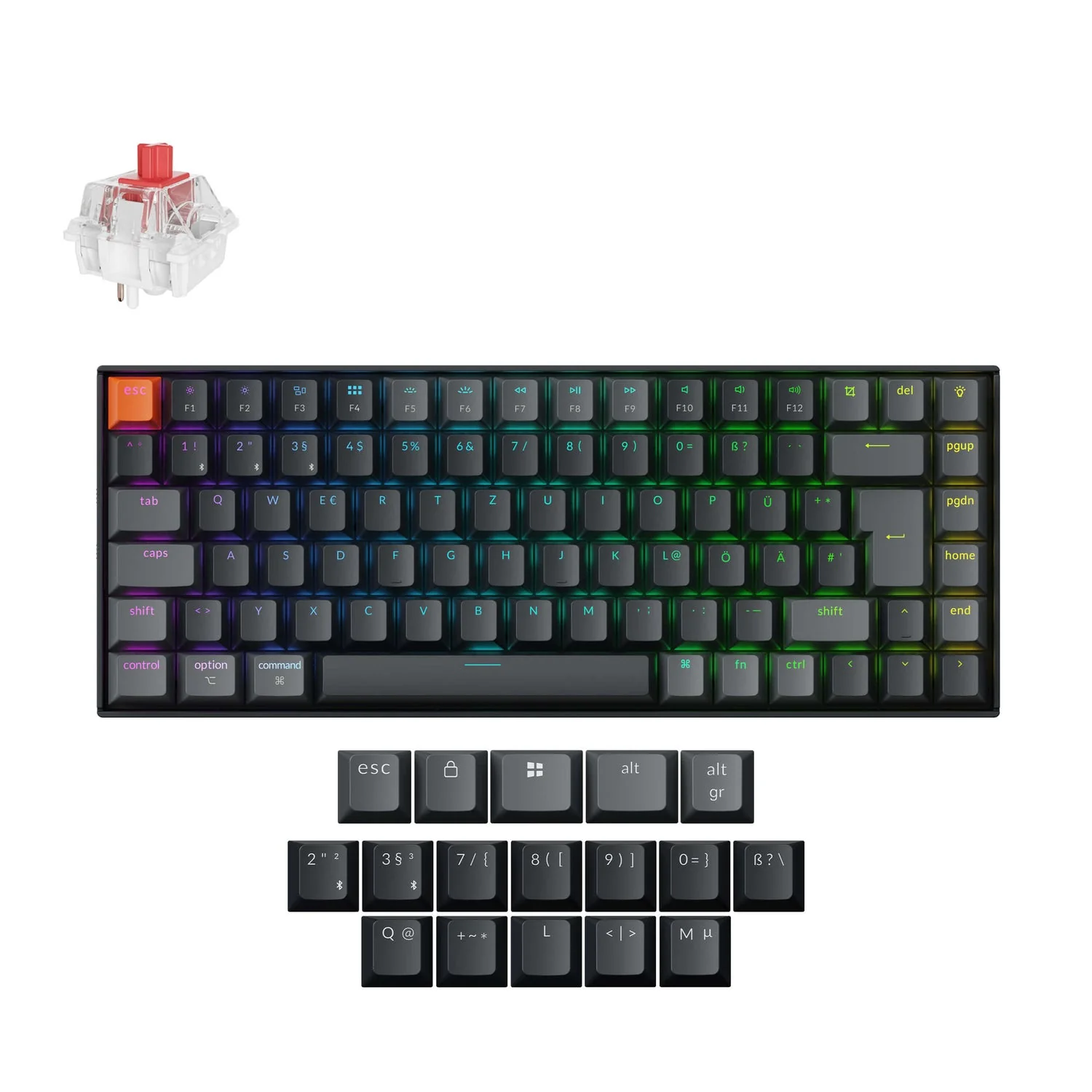 Keychron K2 QMK Wireless Mechanical Keyboard (ISO Layout) - Version 3 - Image 33