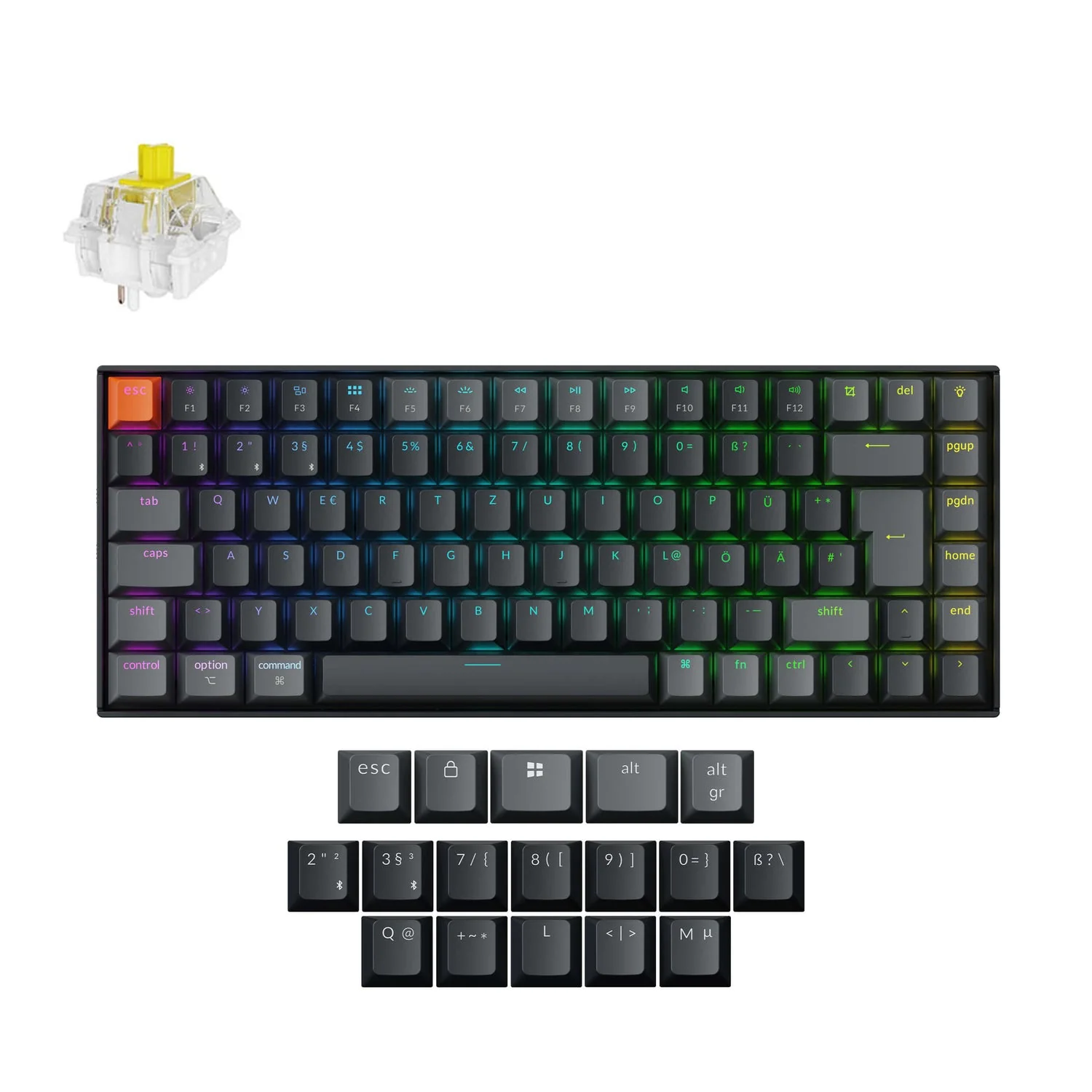 Keychron K2 QMK Wireless Mechanical Keyboard (ISO Layout) - Version 3 - Image 35