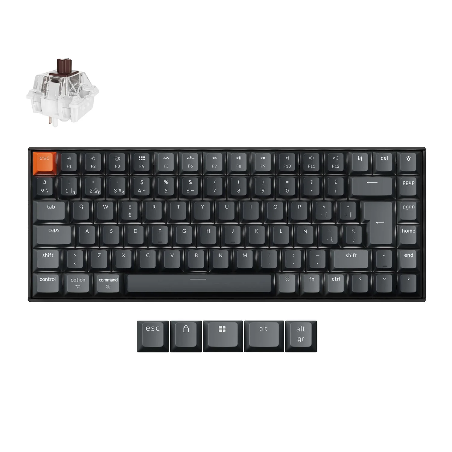 Keychron K2 QMK Wireless Mechanical Keyboard (ISO Layout) - Version 3 - Image 7