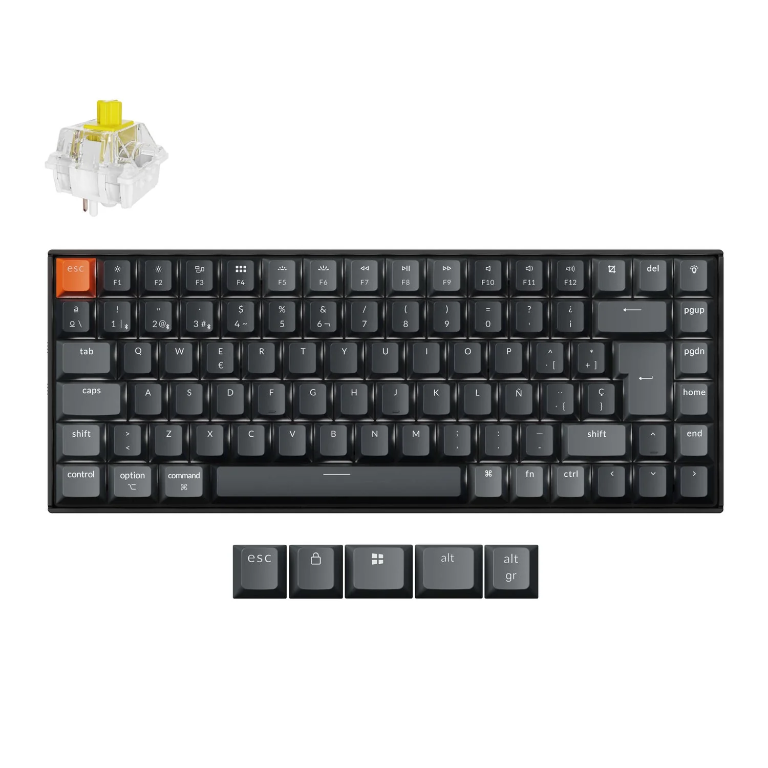 Keychron K2 QMK Wireless Mechanical Keyboard (ISO Layout) - Version 3 - Image 8
