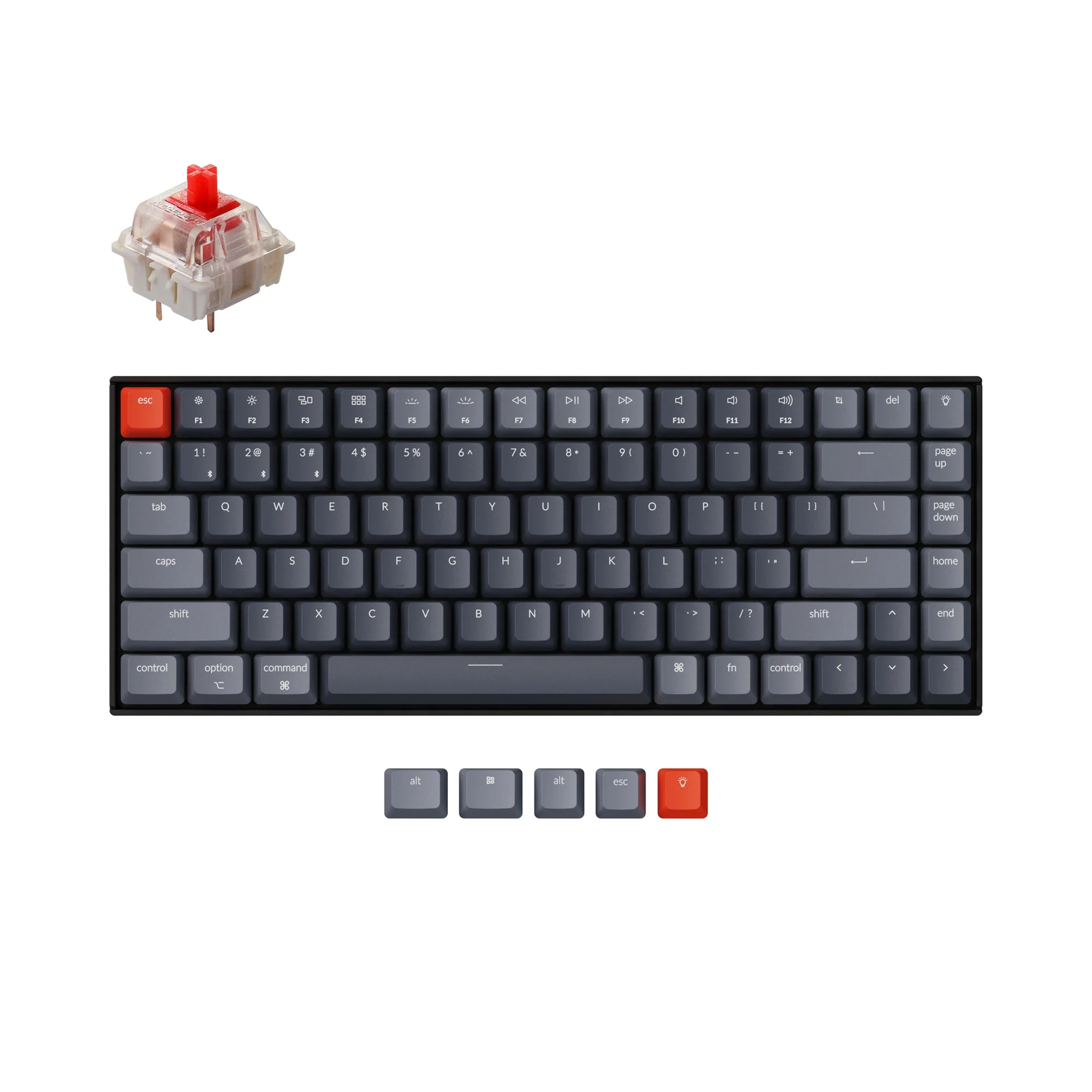 Keychron K2 Wireless Mechanical Keyboard (Version 2) (US ANSI Layout)