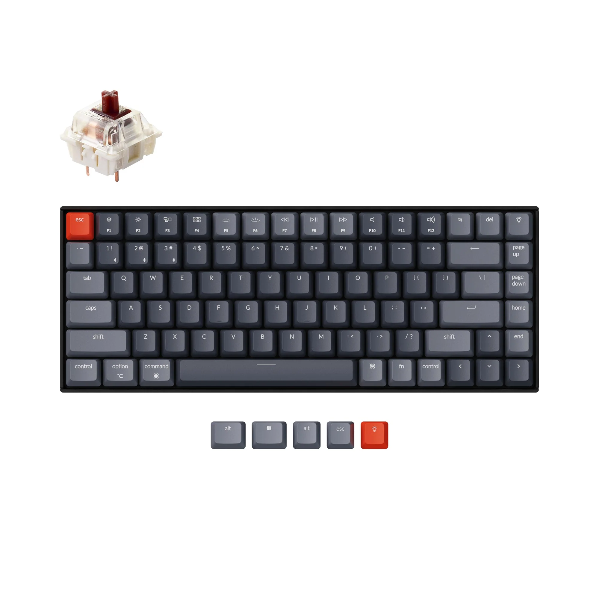 Keychron K2 Wireless Mechanical Keyboard (Version 2) (US ANSI Layout) - Image 3