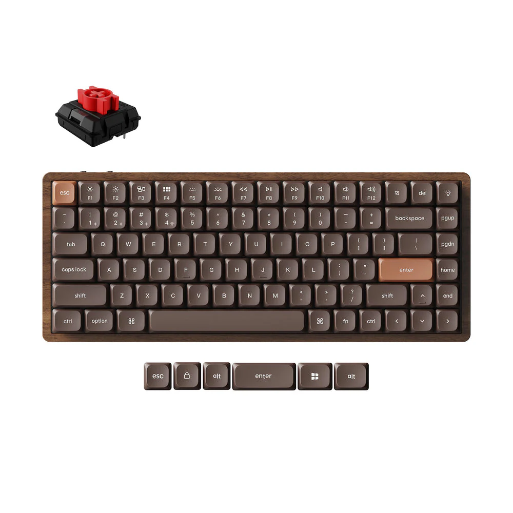 Keychron K3 Max QMK Wireless Custom Mechanical Keyboard - All Wood Special Edition (US ANSI Layout) - Image 7