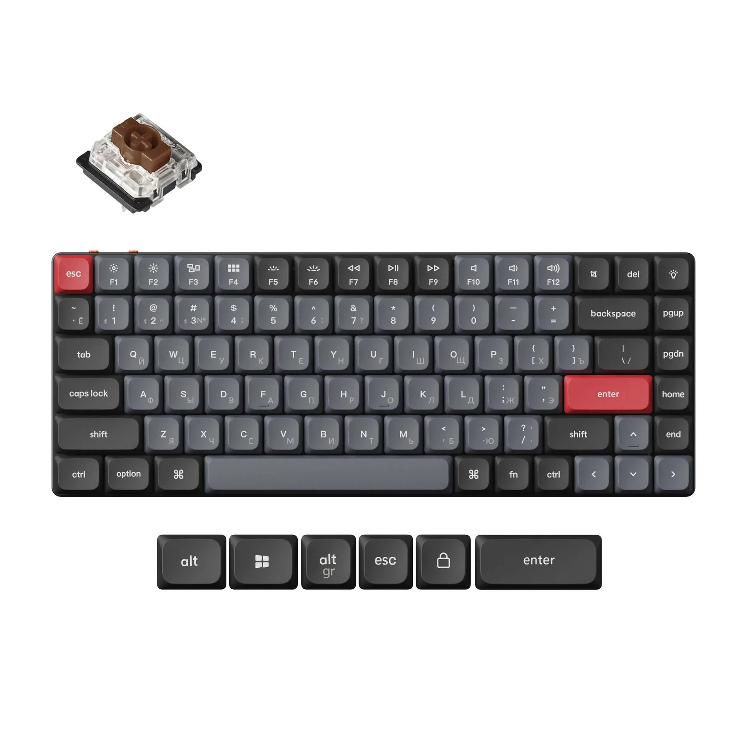 Keychron K3 Pro QMK/VIA Wireless Mechanical Keyboard ISO Layout Collection - Image 22