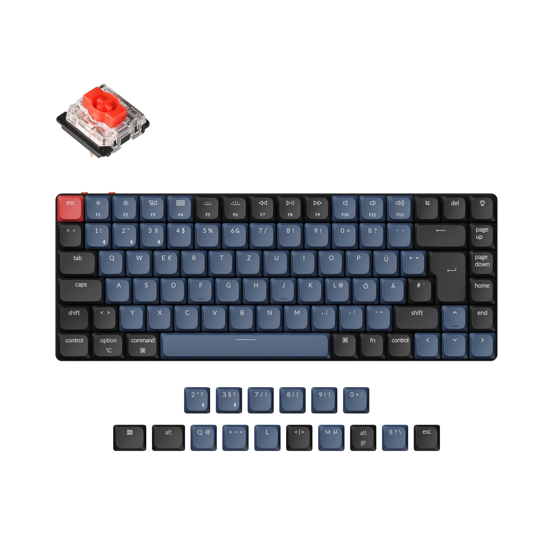 Keychron K3 Pro QMK/VIA Wireless Mechanical Keyboard ISO Layout Collection - Image 3