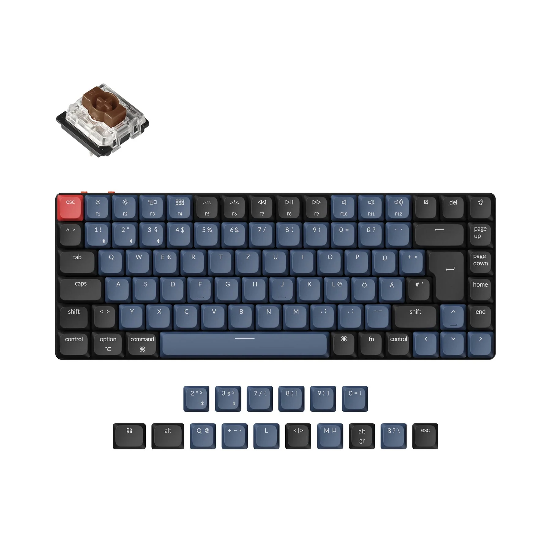 Keychron K3 Pro QMK/VIA Wireless Mechanical Keyboard ISO Layout Collection - Image 4
