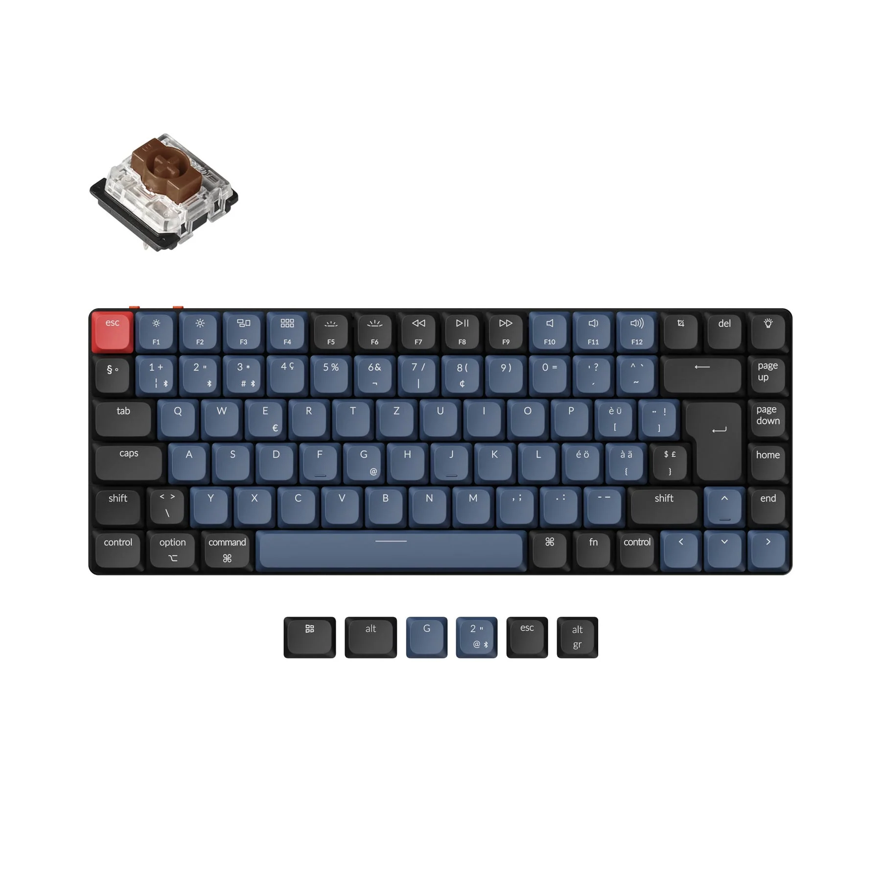 Keychron K3 Pro QMK/VIA Wireless Mechanical Keyboard ISO Layout Collection - Image 6