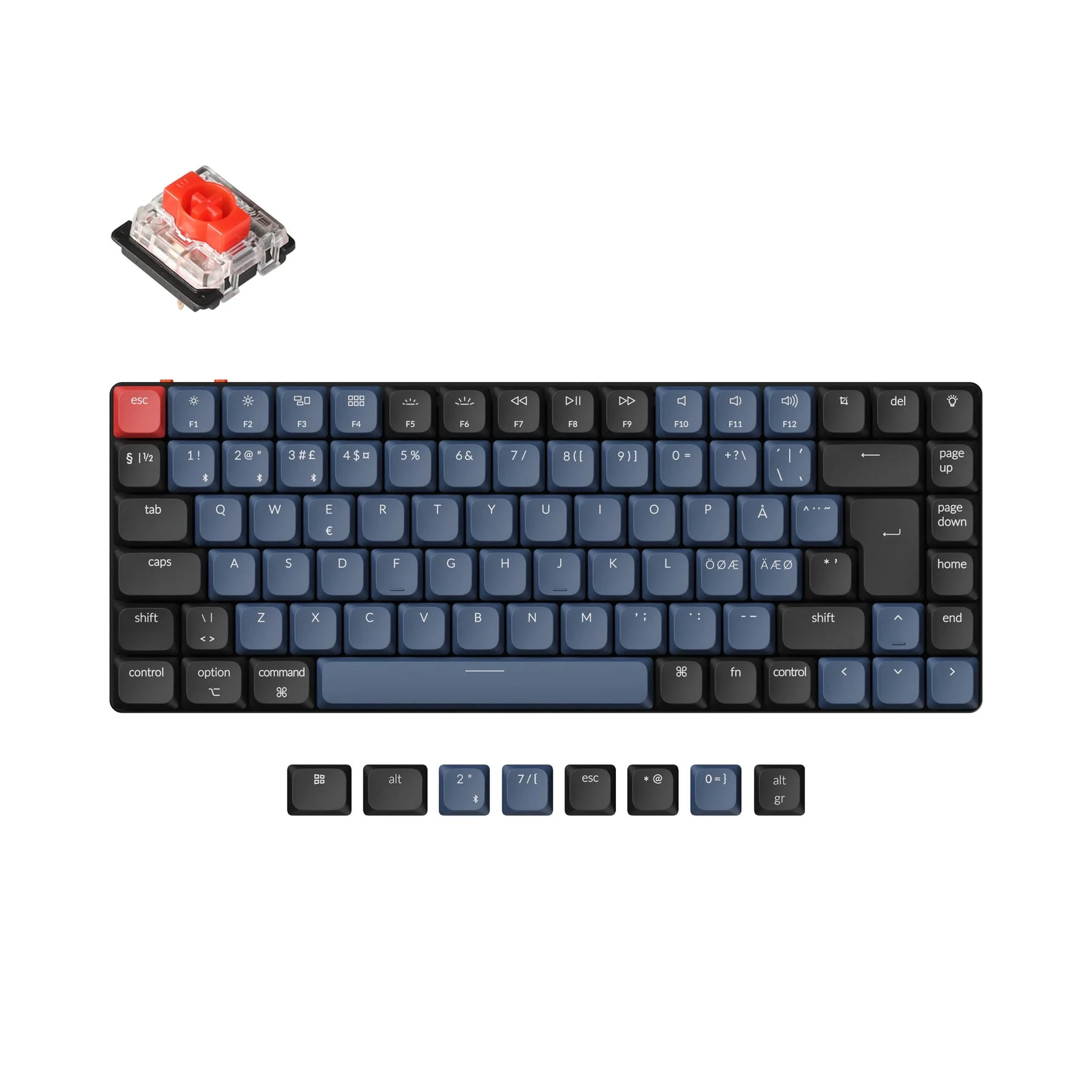 Keychron K3 Pro QMK/VIA Wireless Mechanical Keyboard ISO Layout Collection - Image 7