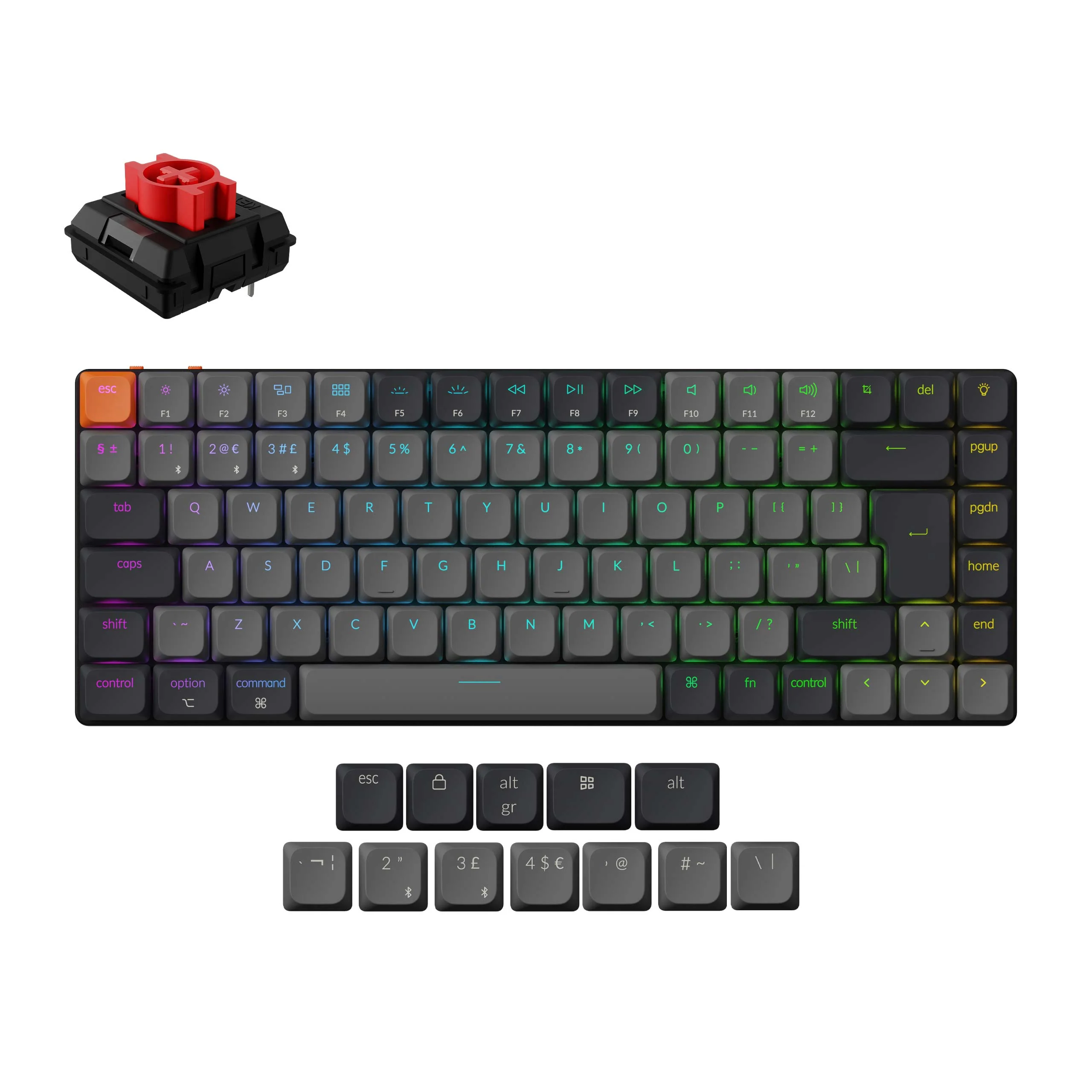 Keychron K3 QMK Wireless Mechanical Keyboard (ISO Layout) - Version 3 - Image 13