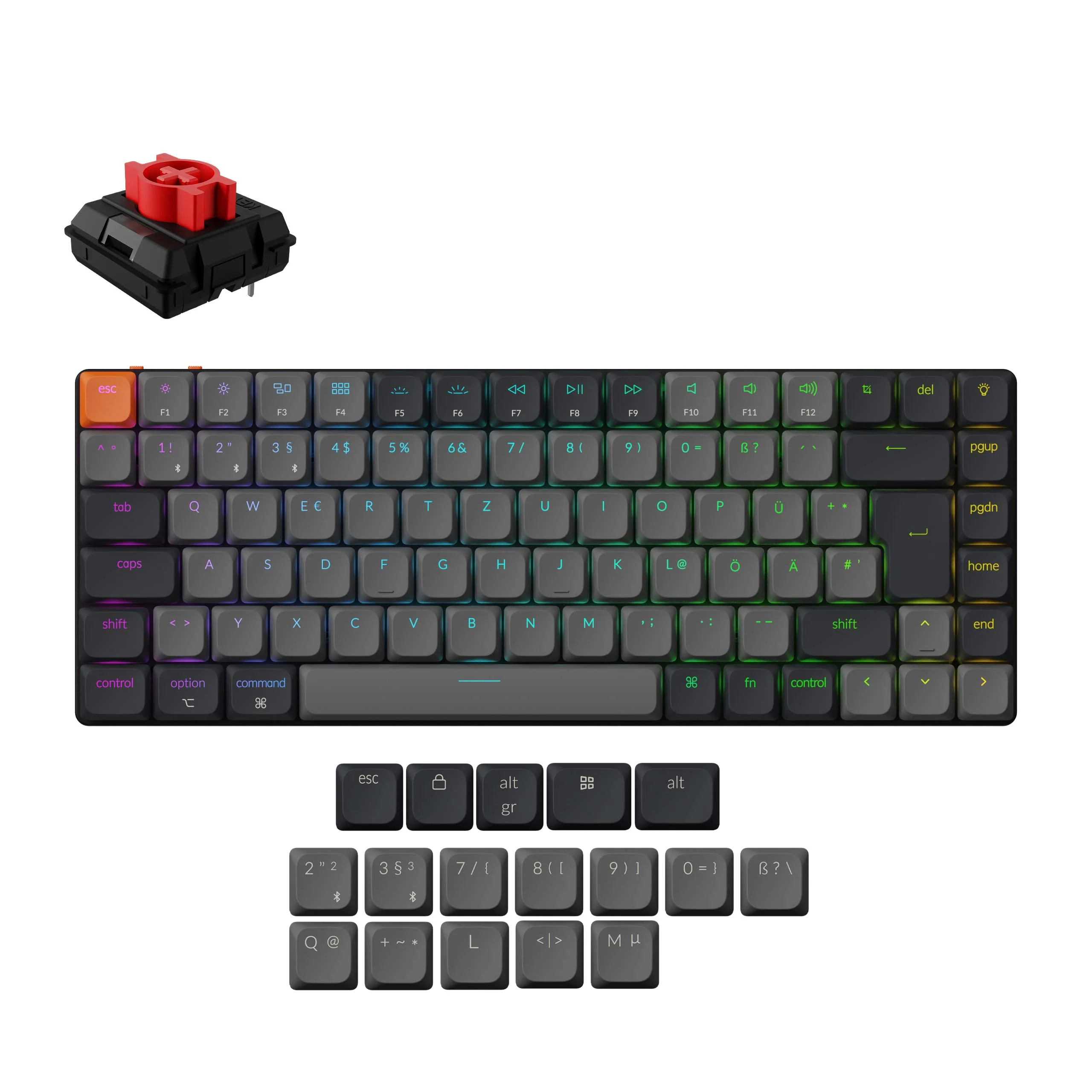 Keychron K3 QMK Wireless Mechanical Keyboard (ISO Layout) - Version 3 - Image 3