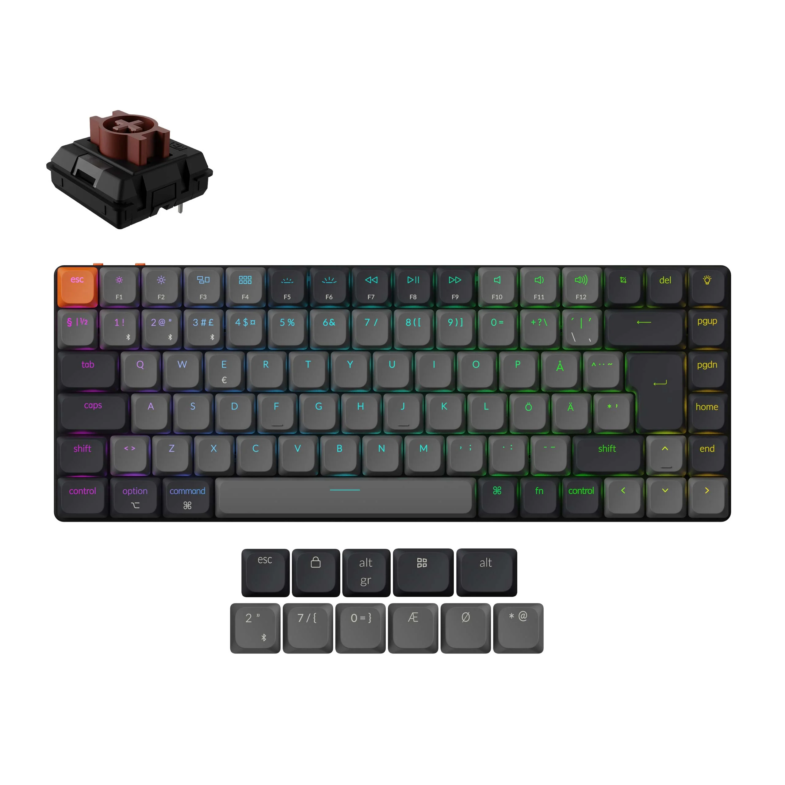 Keychron K3 QMK Wireless Mechanical Keyboard (ISO Layout) - Version 3 - Image 5