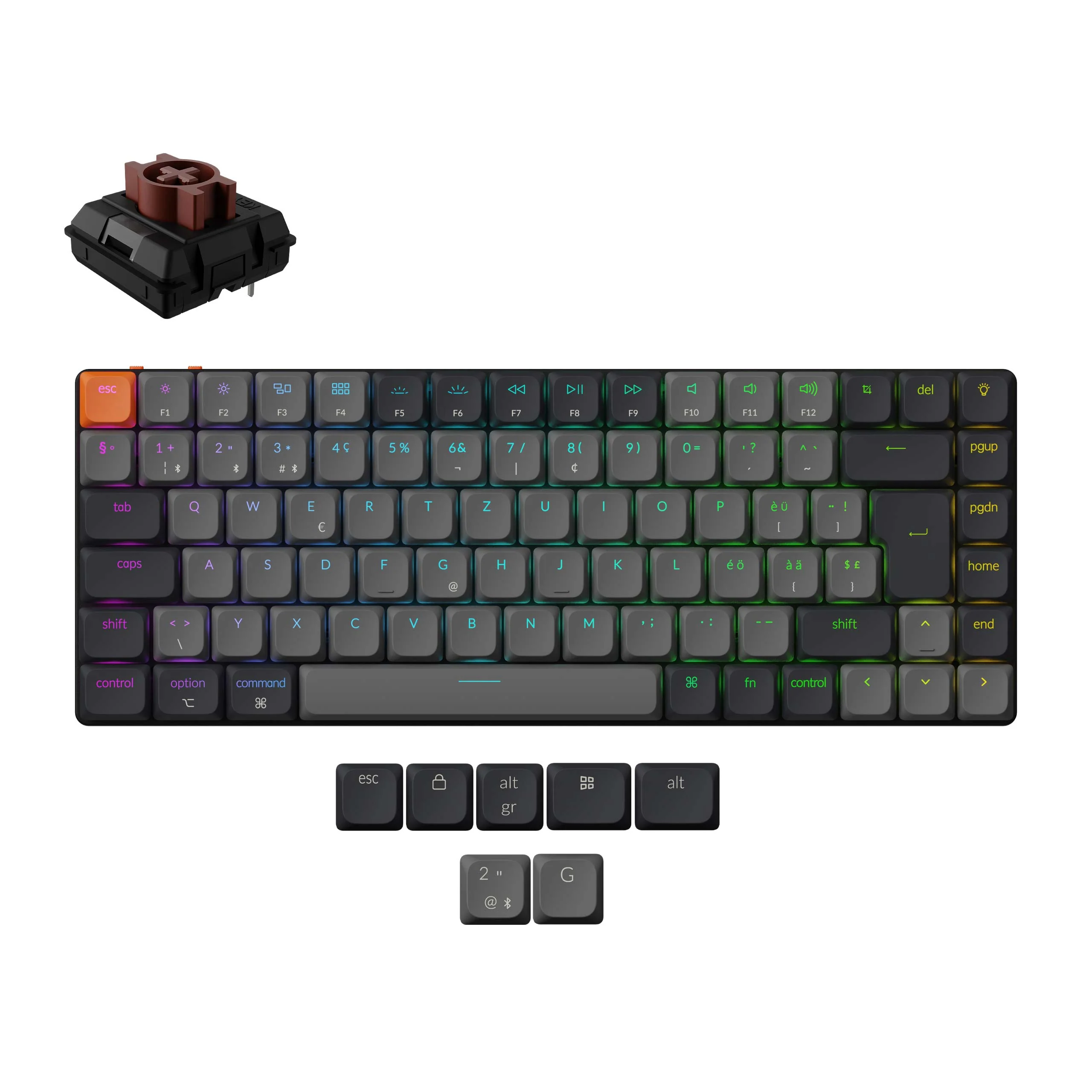 Keychron K3 QMK Wireless Mechanical Keyboard (ISO Layout) - Version 3 - Image 8