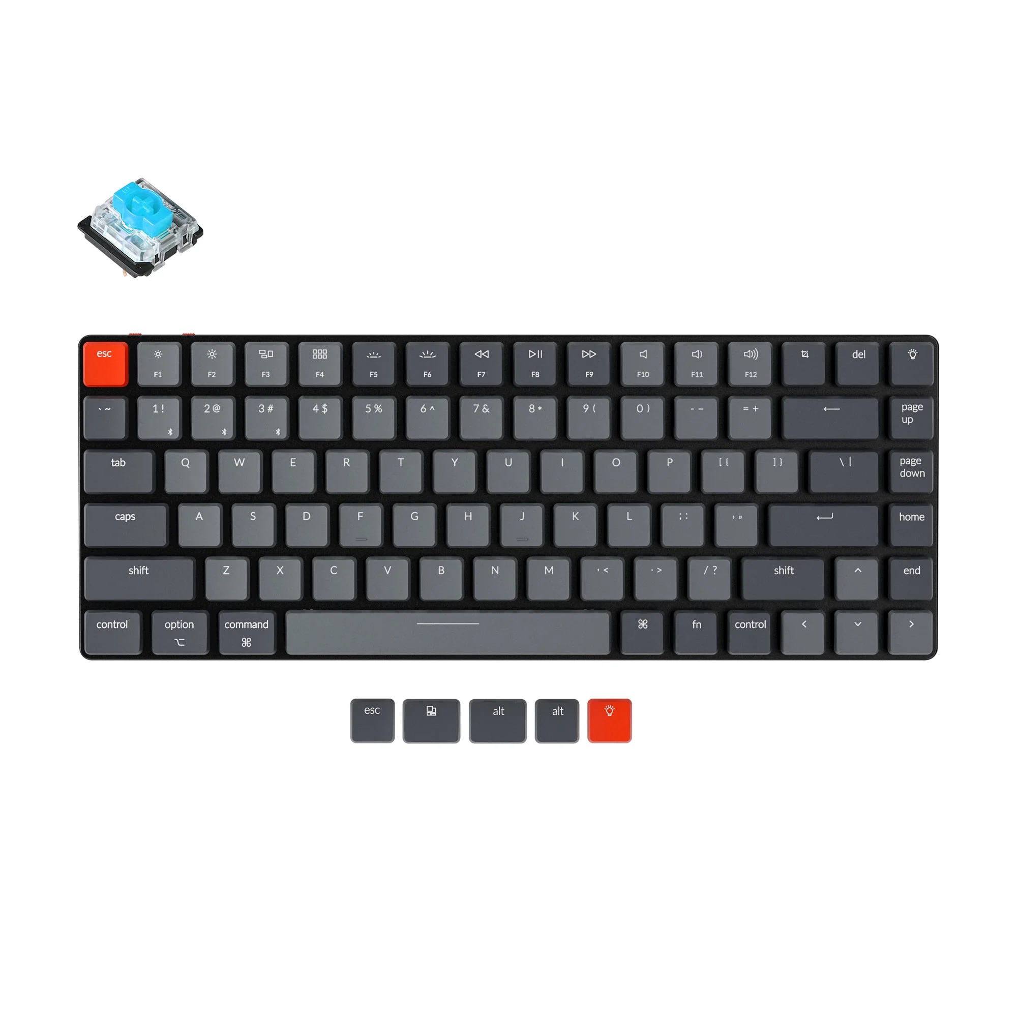 Keychron K3 Ultra-slim Wireless Mechanical Keyboard (Version 2) (US ANSI Layout) - Image 2