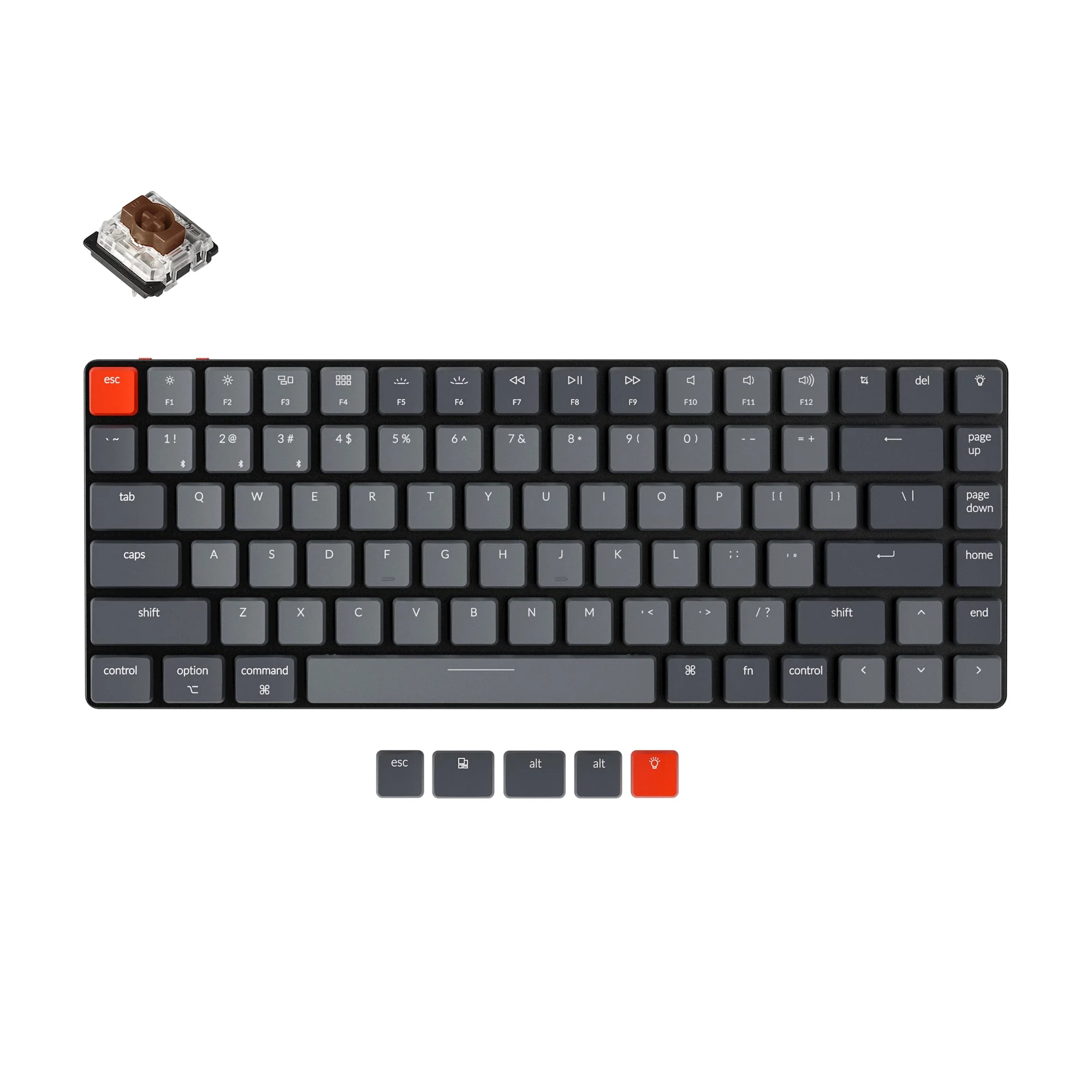 Keychron K3 Ultra-slim Wireless Mechanical Keyboard (Version 2) (US ANSI Layout) - Image 3