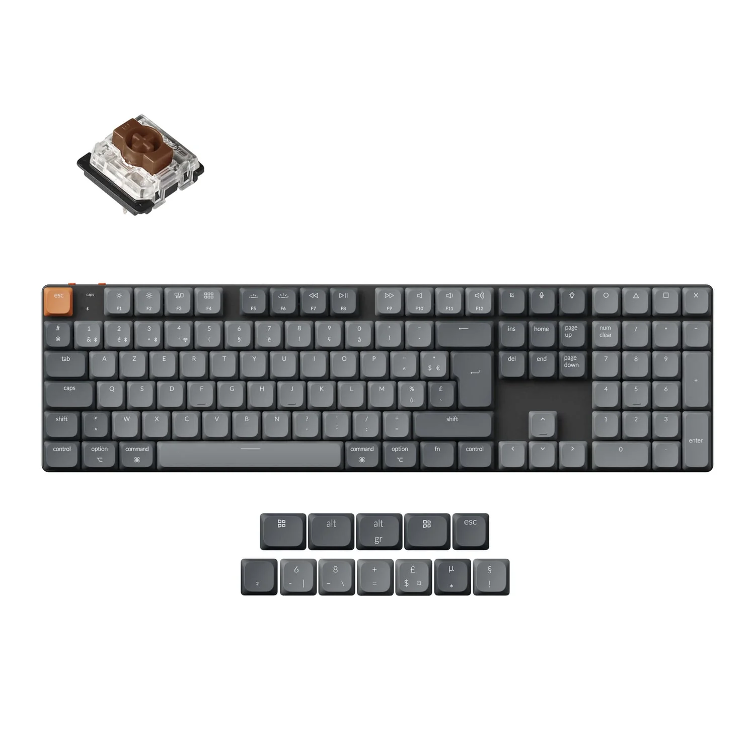 Keychron K5 Max QMK Wireless Custom Mechanical Keyboard ISO Layout Collection - Image 10