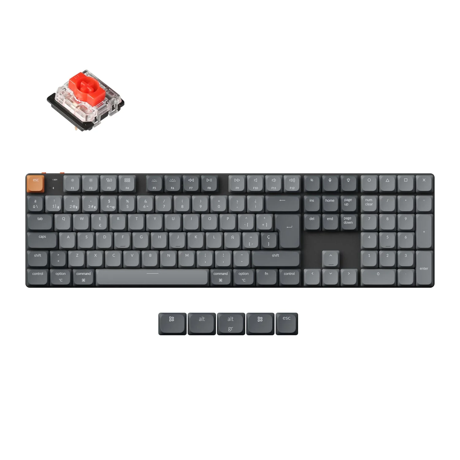 Keychron K5 Max QMK Wireless Custom Mechanical Keyboard ISO Layout Collection - Image 11