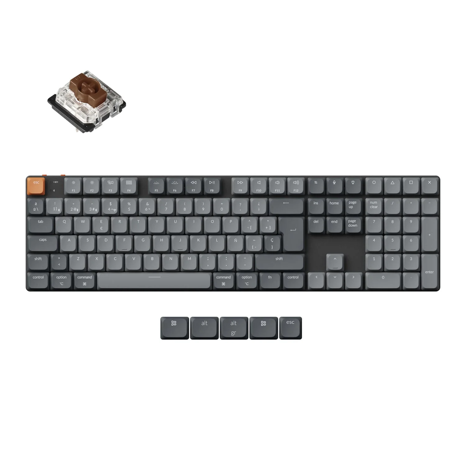 Keychron K5 Max QMK Wireless Custom Mechanical Keyboard ISO Layout Collection - Image 12
