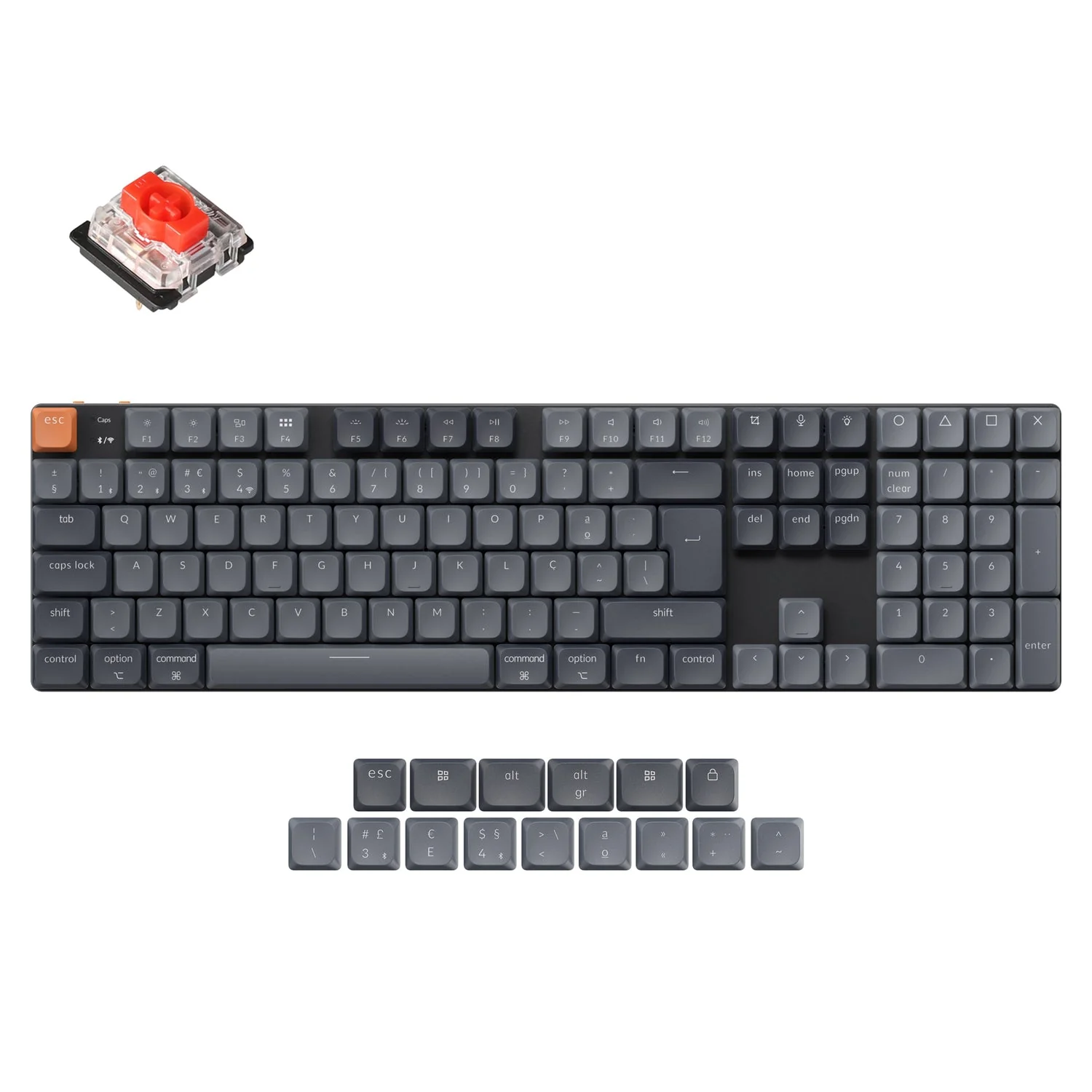 Keychron K5 Max QMK Wireless Custom Mechanical Keyboard ISO Layout Collection - Image 15