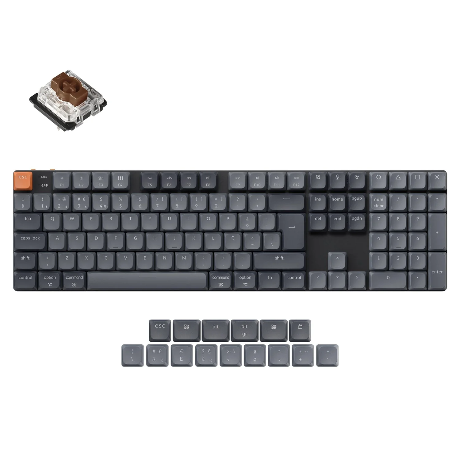 Keychron K5 Max QMK Wireless Custom Mechanical Keyboard ISO Layout Collection - Image 16