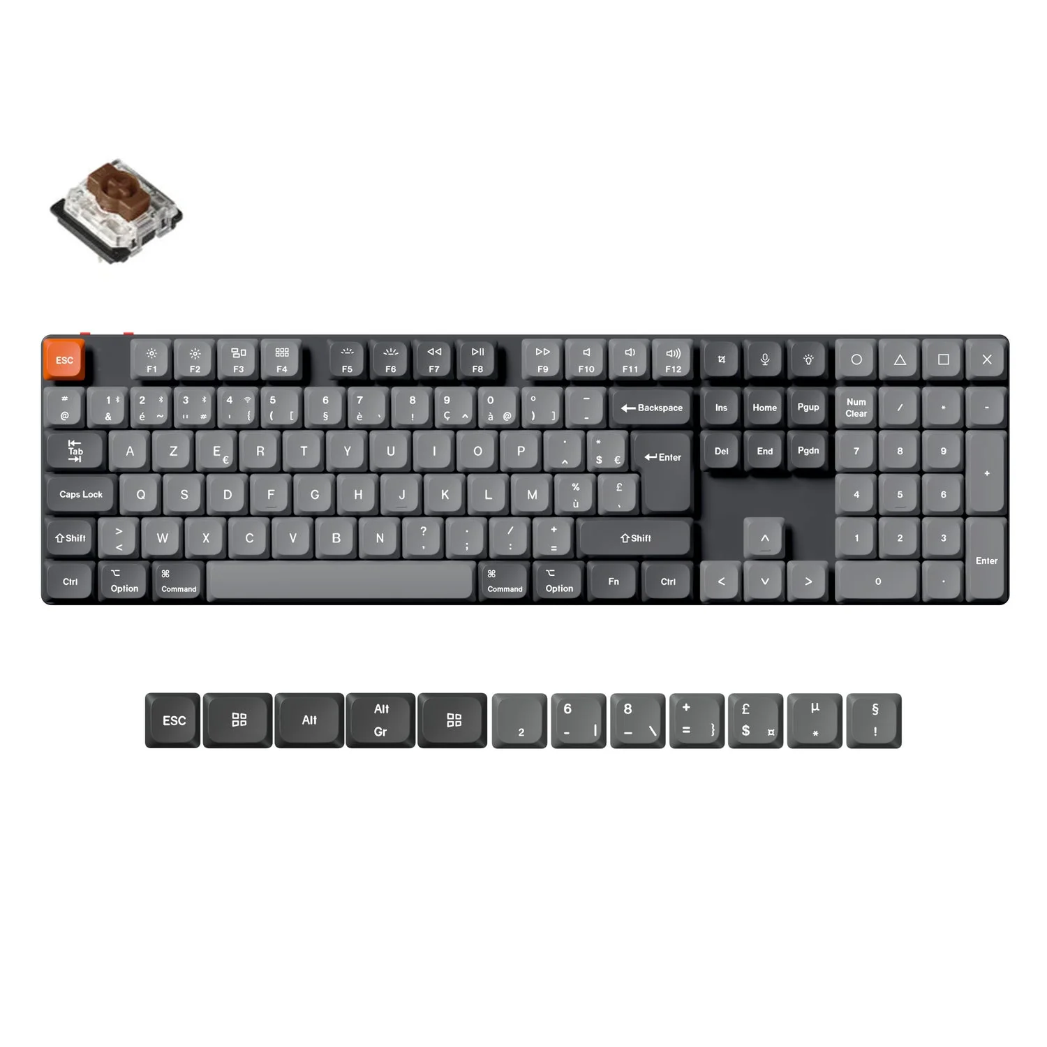 Keychron K5 Max QMK Wireless Custom Mechanical Keyboard ISO Layout Collection - Image 19