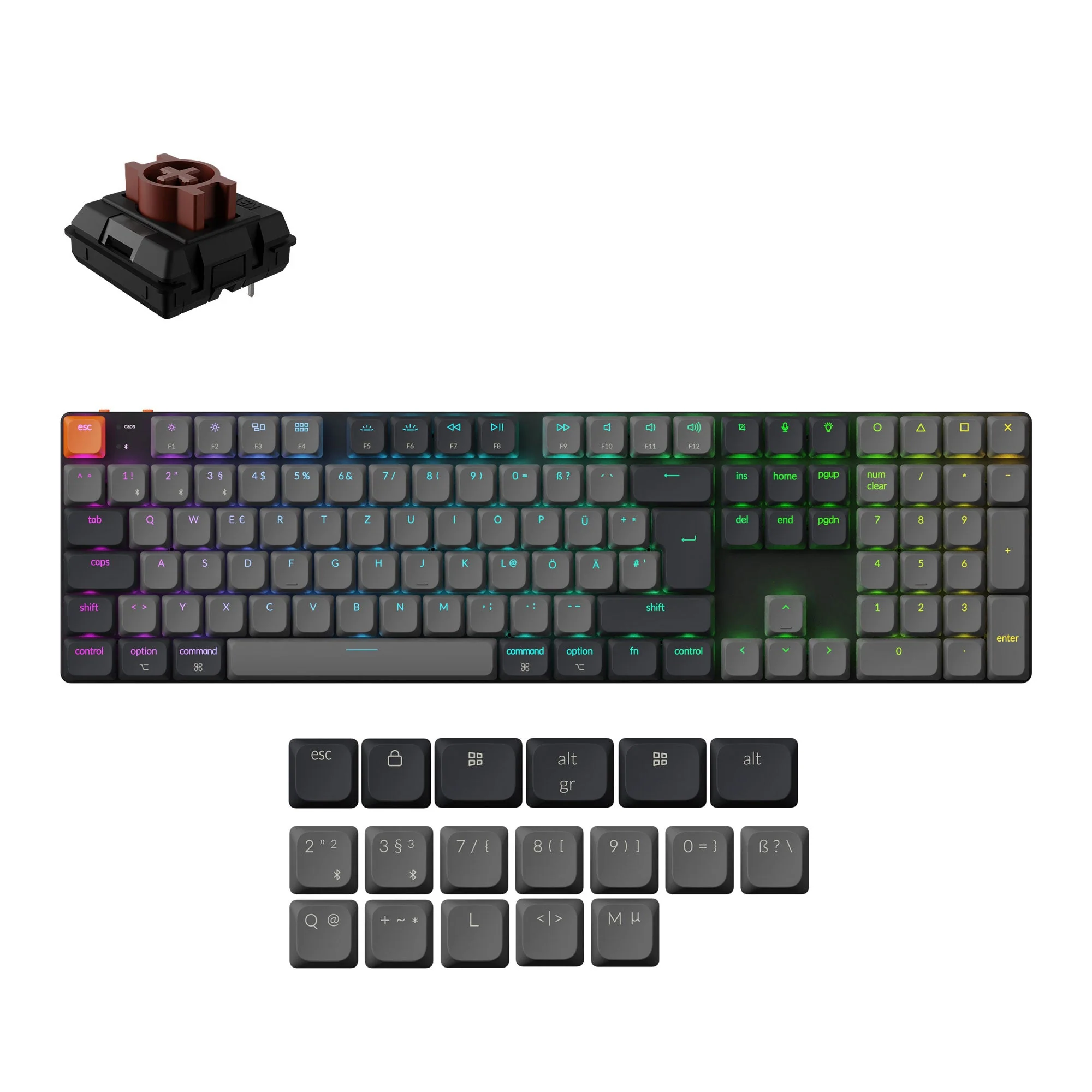 Keychron K5 QMK Wireless Mechanical Keyboard (ISO Layout) - Version 2 - Image 5