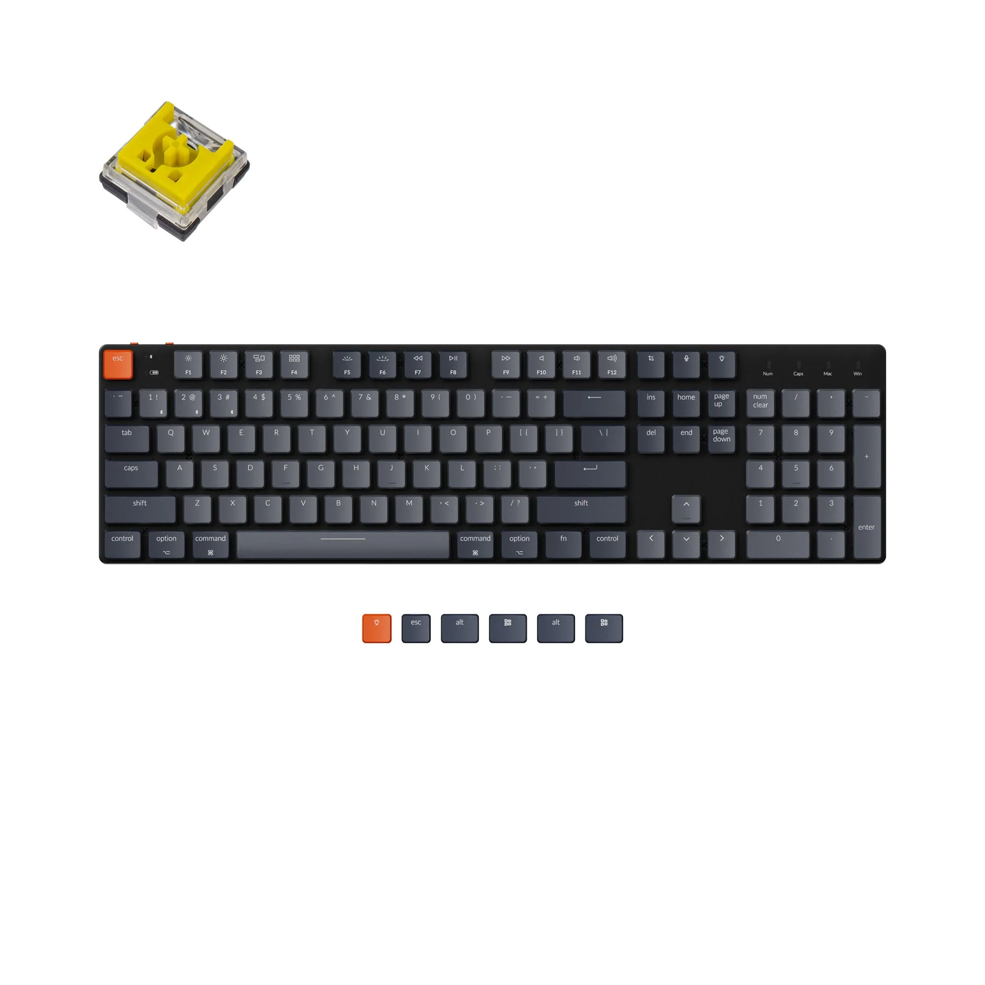 Keychron K5 SE Ultra-Slim Wireless Mechanical Keyboard (US ANSI Layout) - Image 10