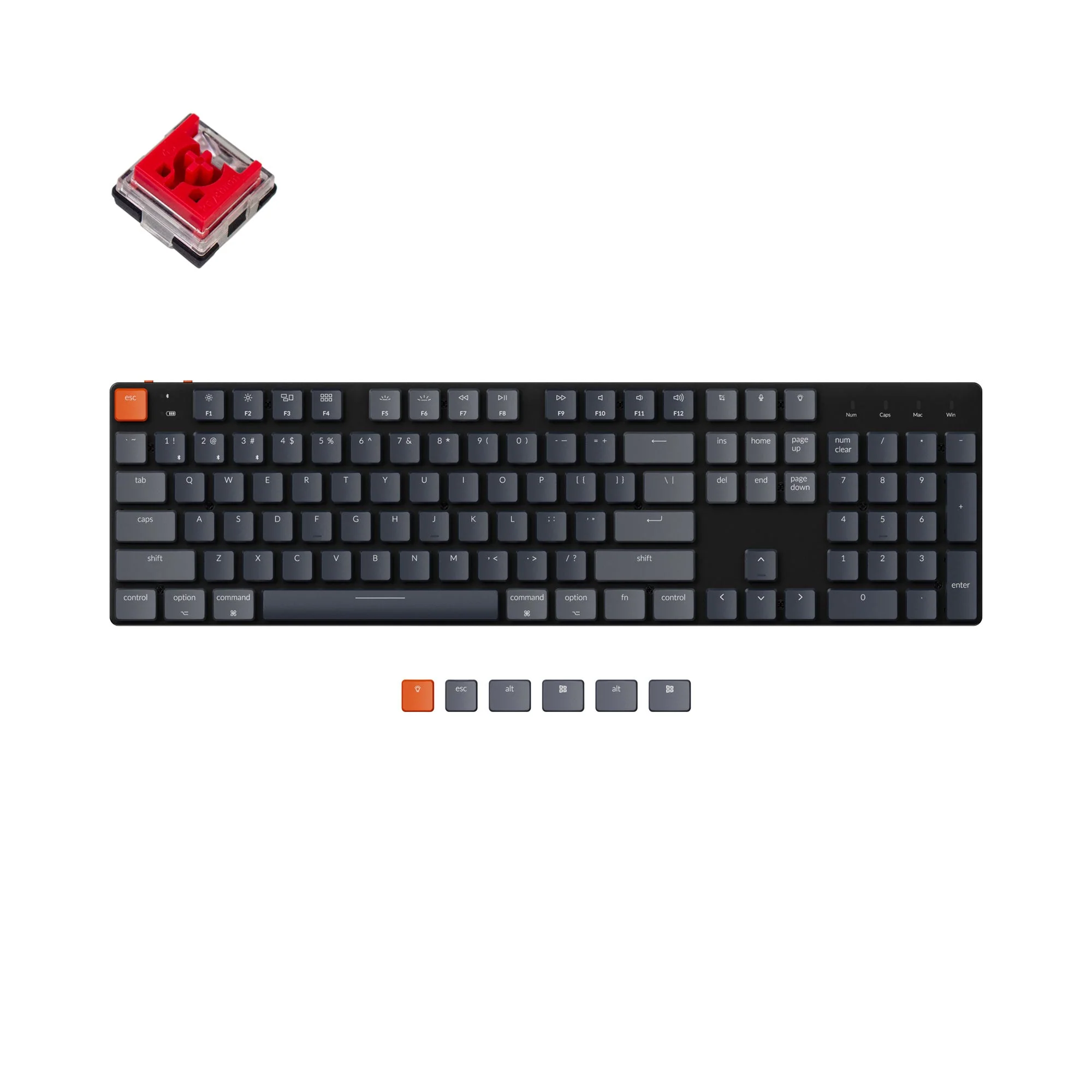 Keychron K5 SE Ultra-Slim Wireless Mechanical Keyboard (US ANSI Layout) - Image 12