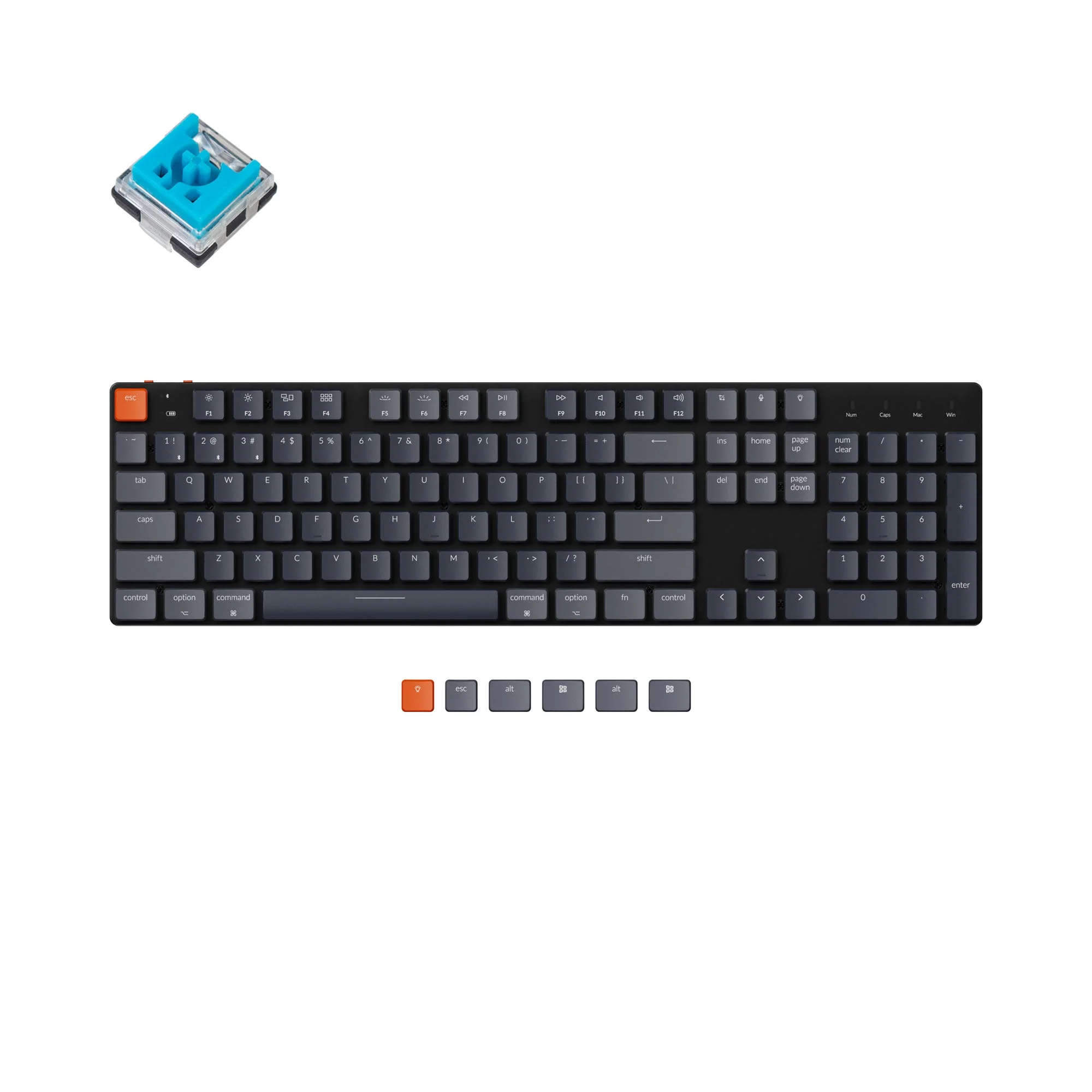 Keychron K5 SE Ultra-Slim Wireless Mechanical Keyboard (US ANSI Layout) - Image 13