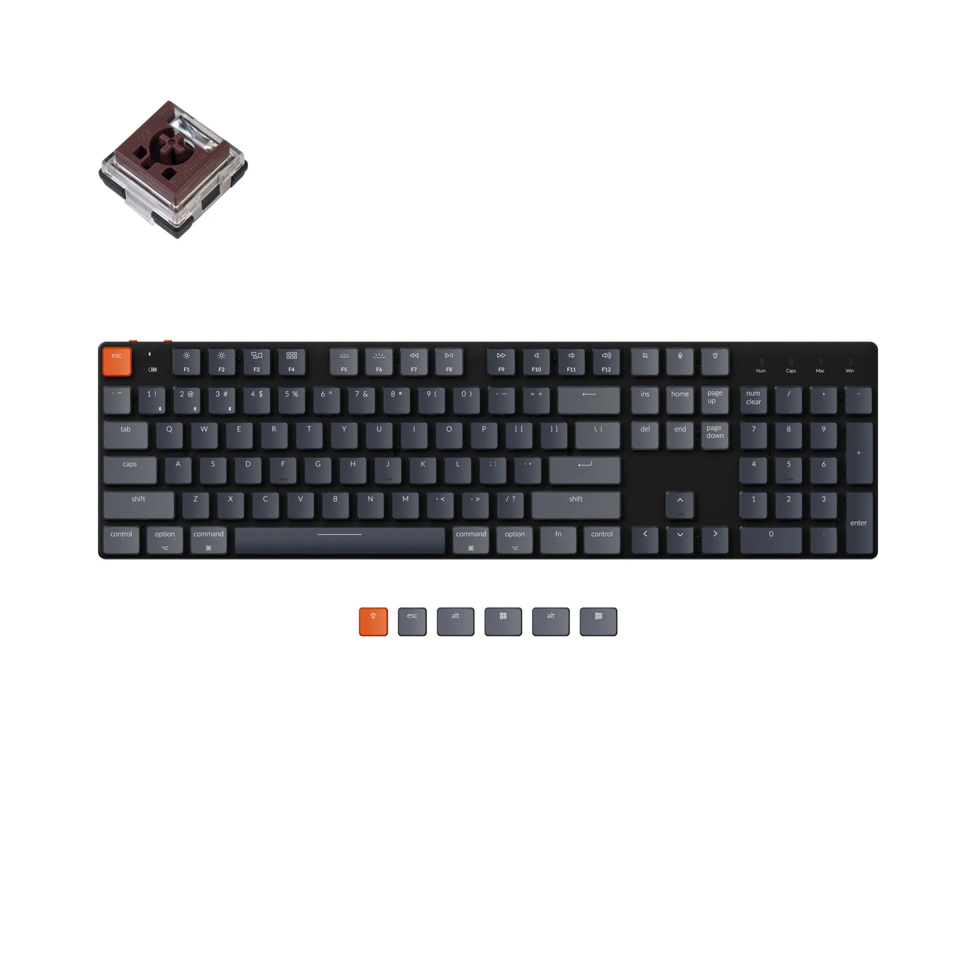 Keychron K5 SE Ultra-Slim Wireless Mechanical Keyboard (US ANSI Layout) - Image 14