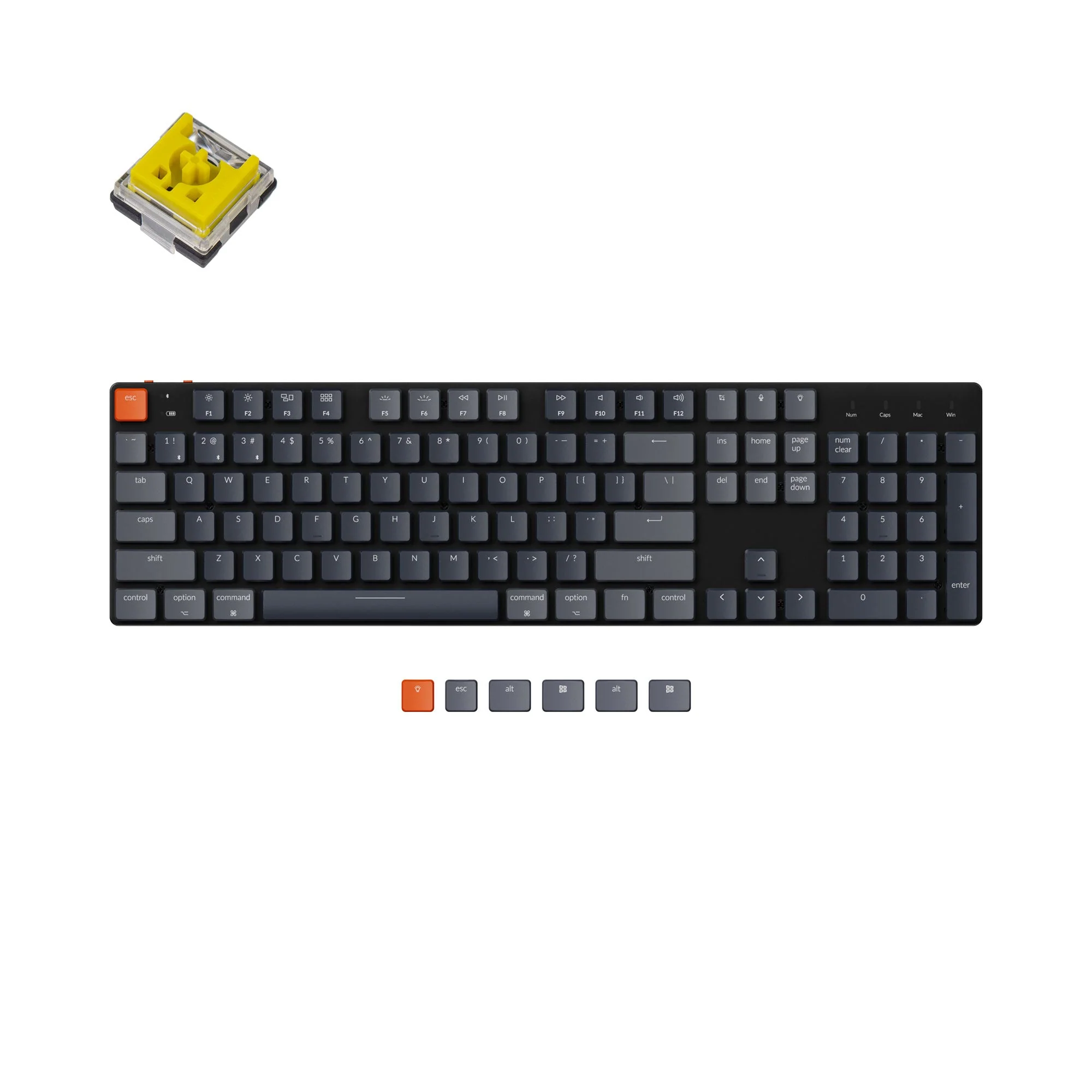 Keychron K5 SE Ultra-Slim Wireless Mechanical Keyboard (US ANSI Layout) - Image 15