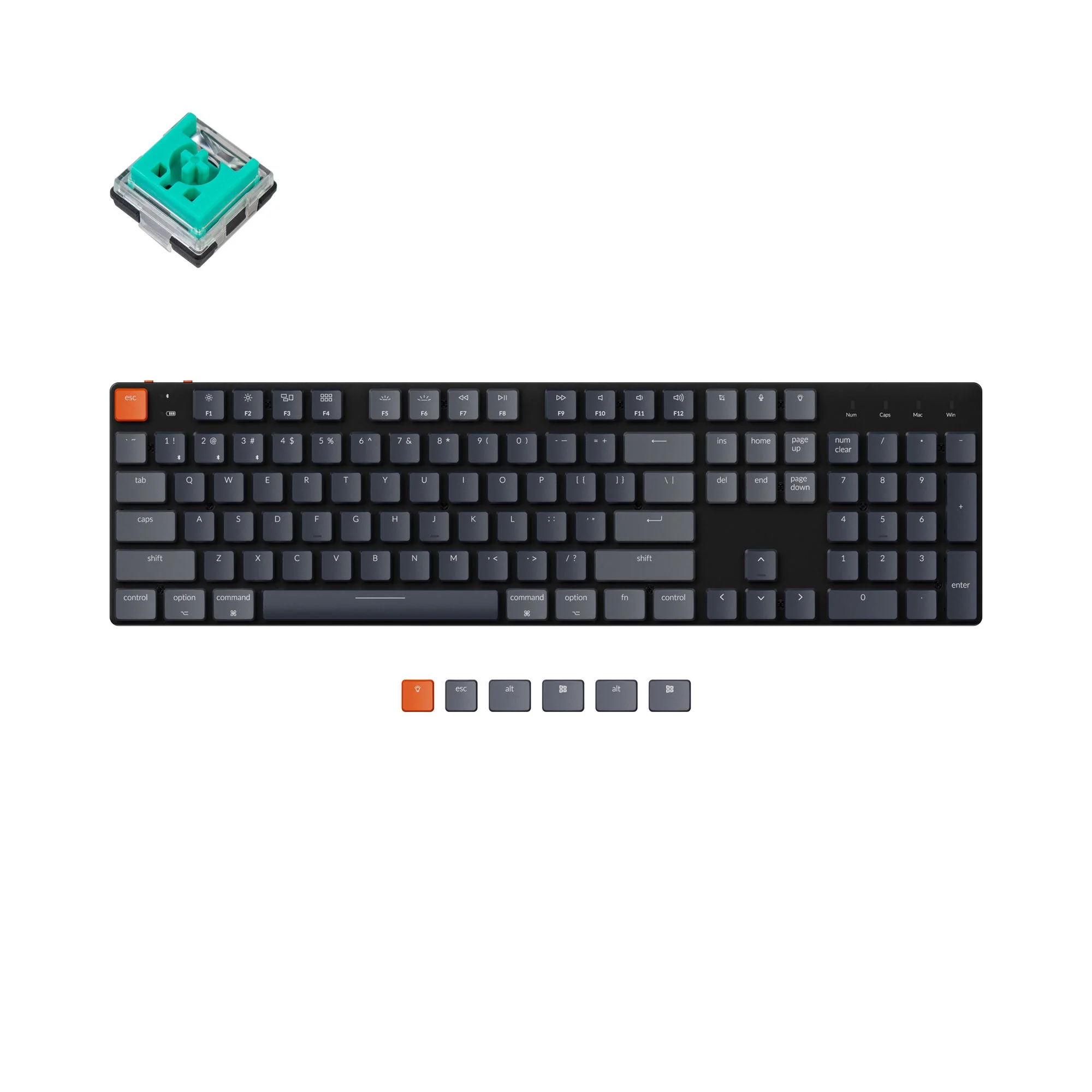 Keychron K5 SE Ultra-Slim Wireless Mechanical Keyboard (US ANSI Layout) - Image 16