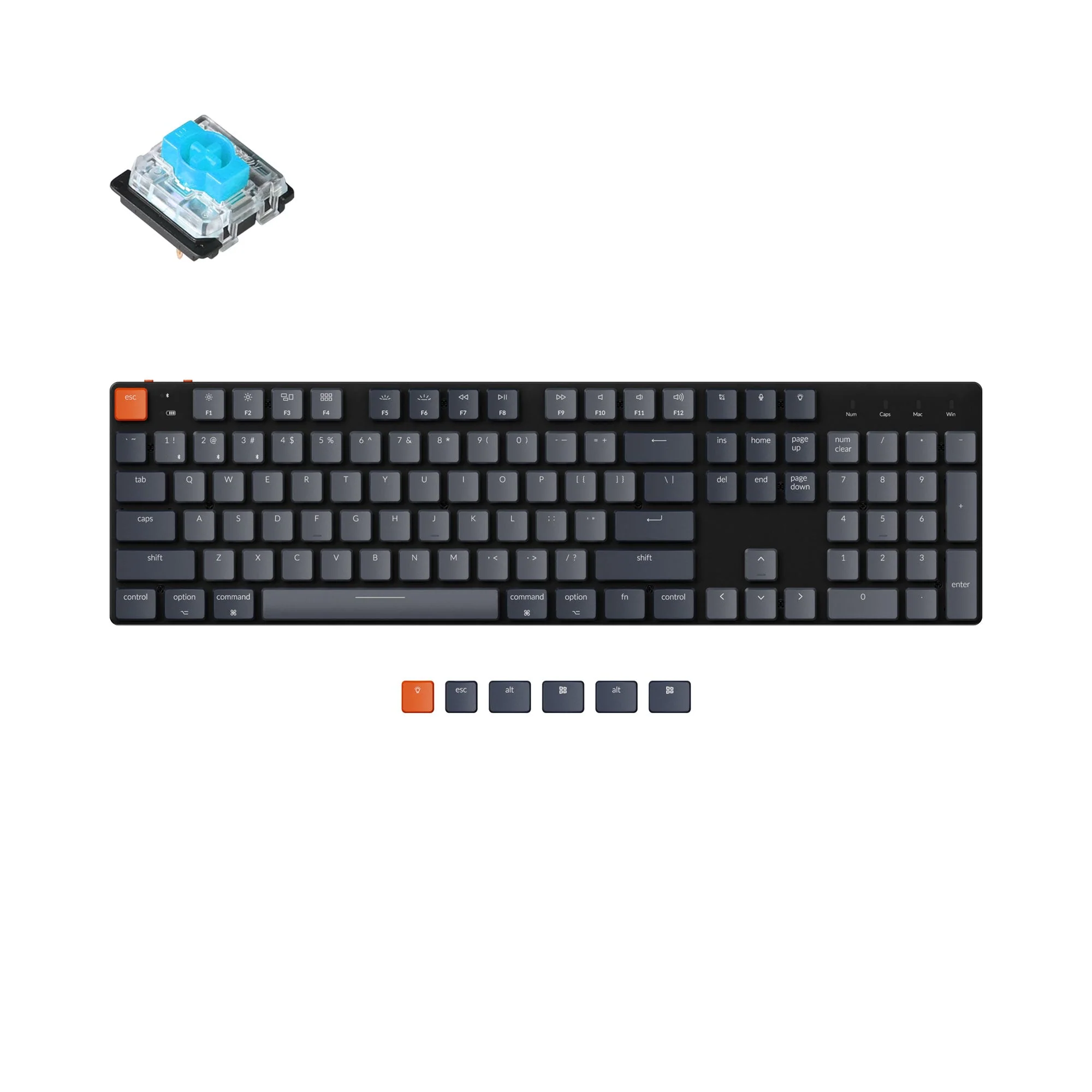 Keychron K5 SE Ultra-Slim Wireless Mechanical Keyboard (US ANSI Layout) - Image 2