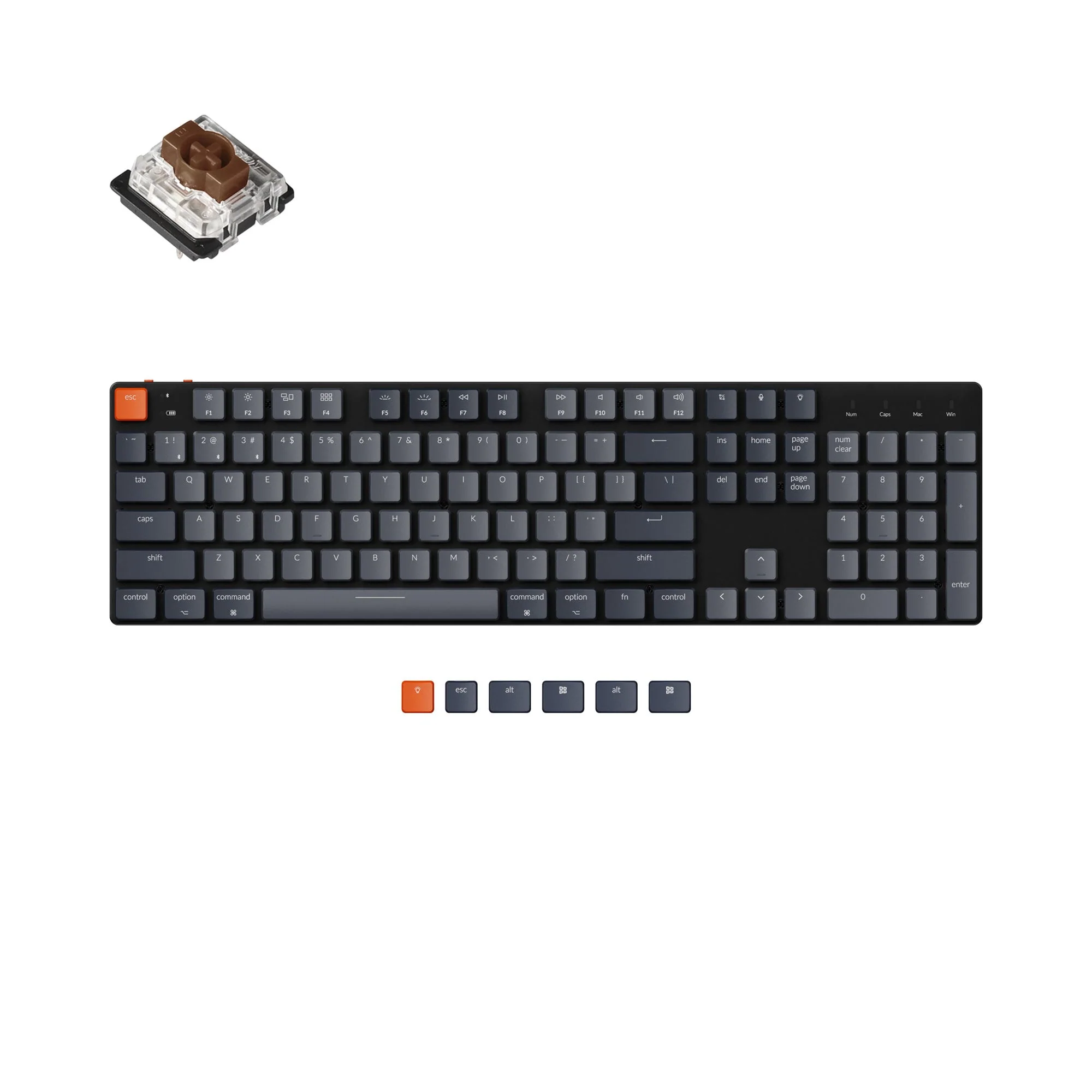 Keychron K5 SE Ultra-Slim Wireless Mechanical Keyboard (US ANSI Layout) - Image 3