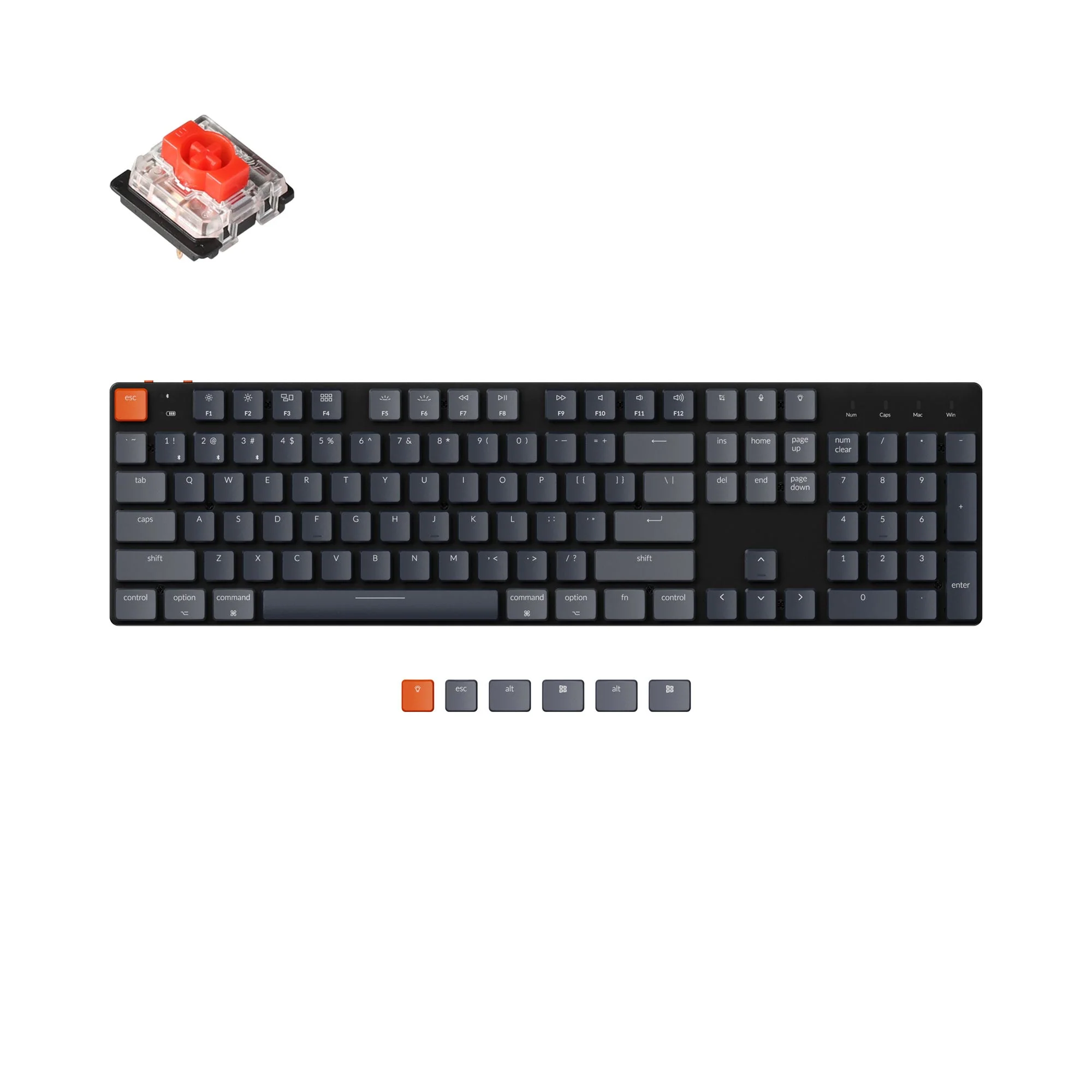 Keychron K5 SE Ultra-Slim Wireless Mechanical Keyboard (US ANSI Layout) - Image 4