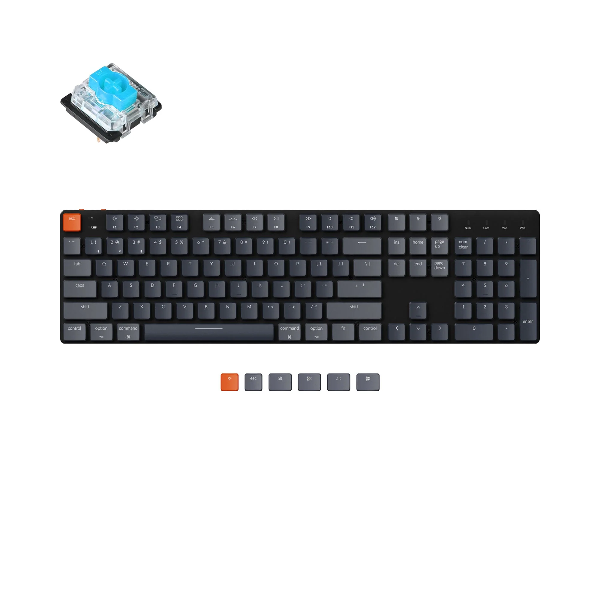 Keychron K5 SE Ultra-Slim Wireless Mechanical Keyboard (US ANSI Layout) - Image 5