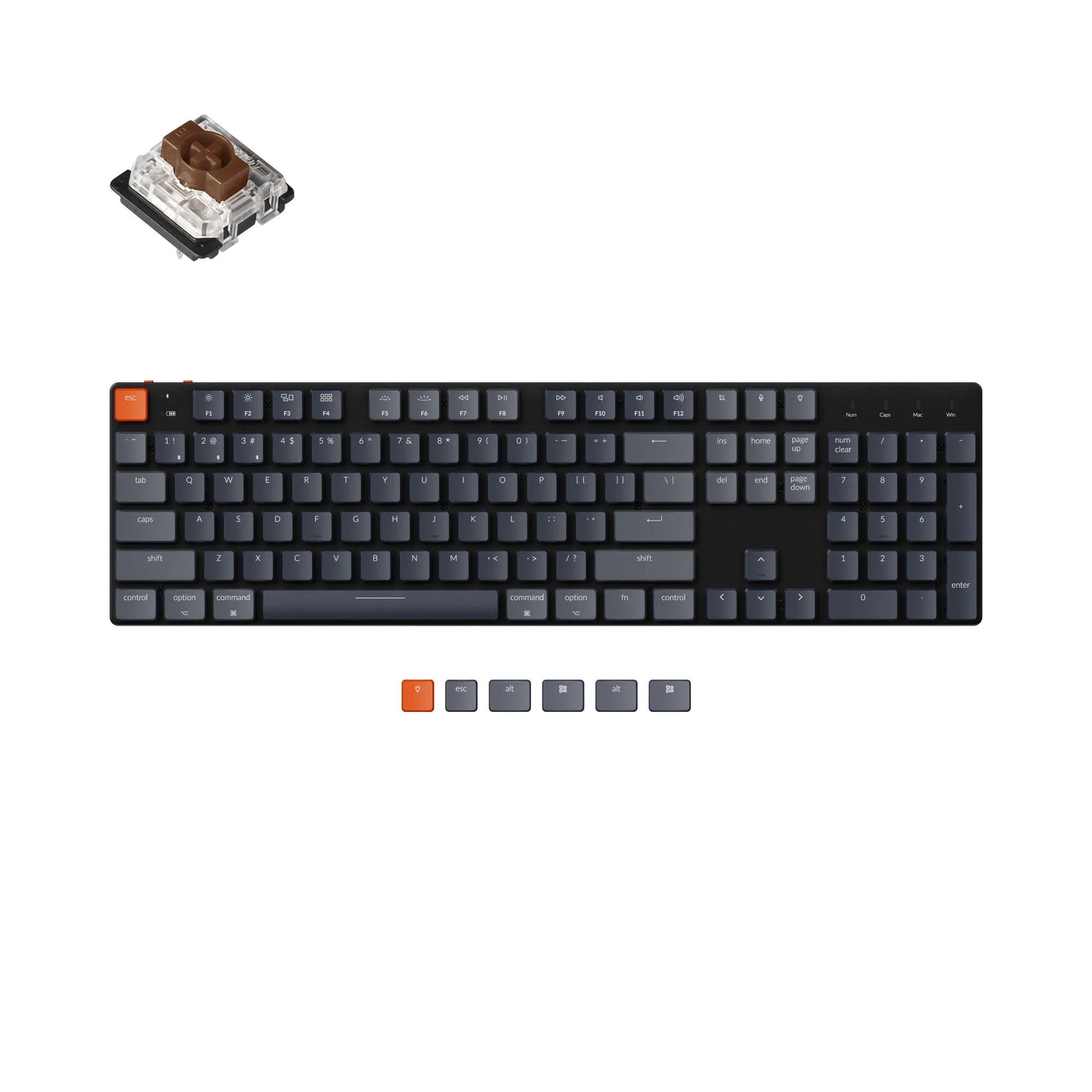 Keychron K5 SE Ultra-Slim Wireless Mechanical Keyboard (US ANSI Layout) - Image 6