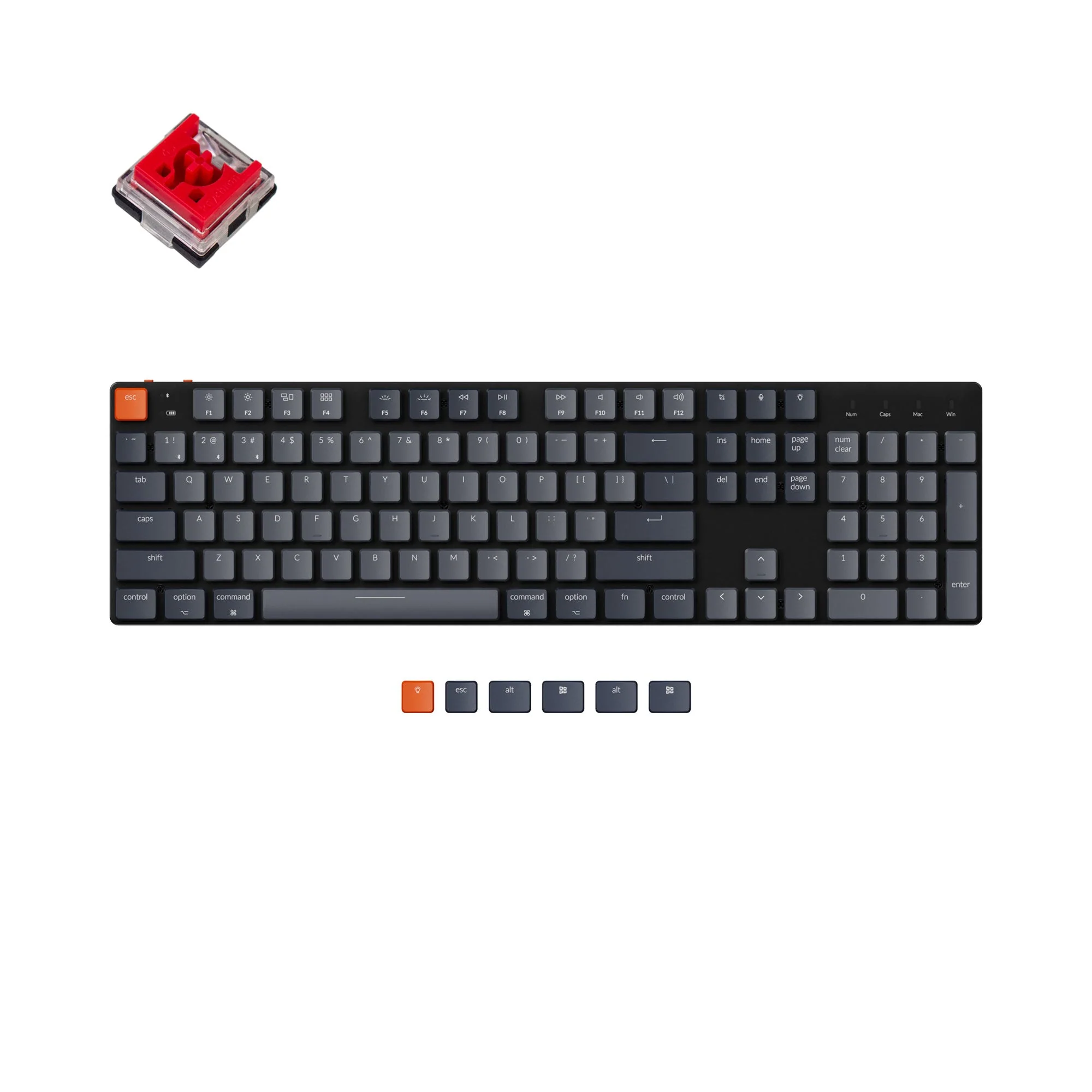 Keychron K5 SE Ultra-Slim Wireless Mechanical Keyboard (US ANSI Layout) - Image 7