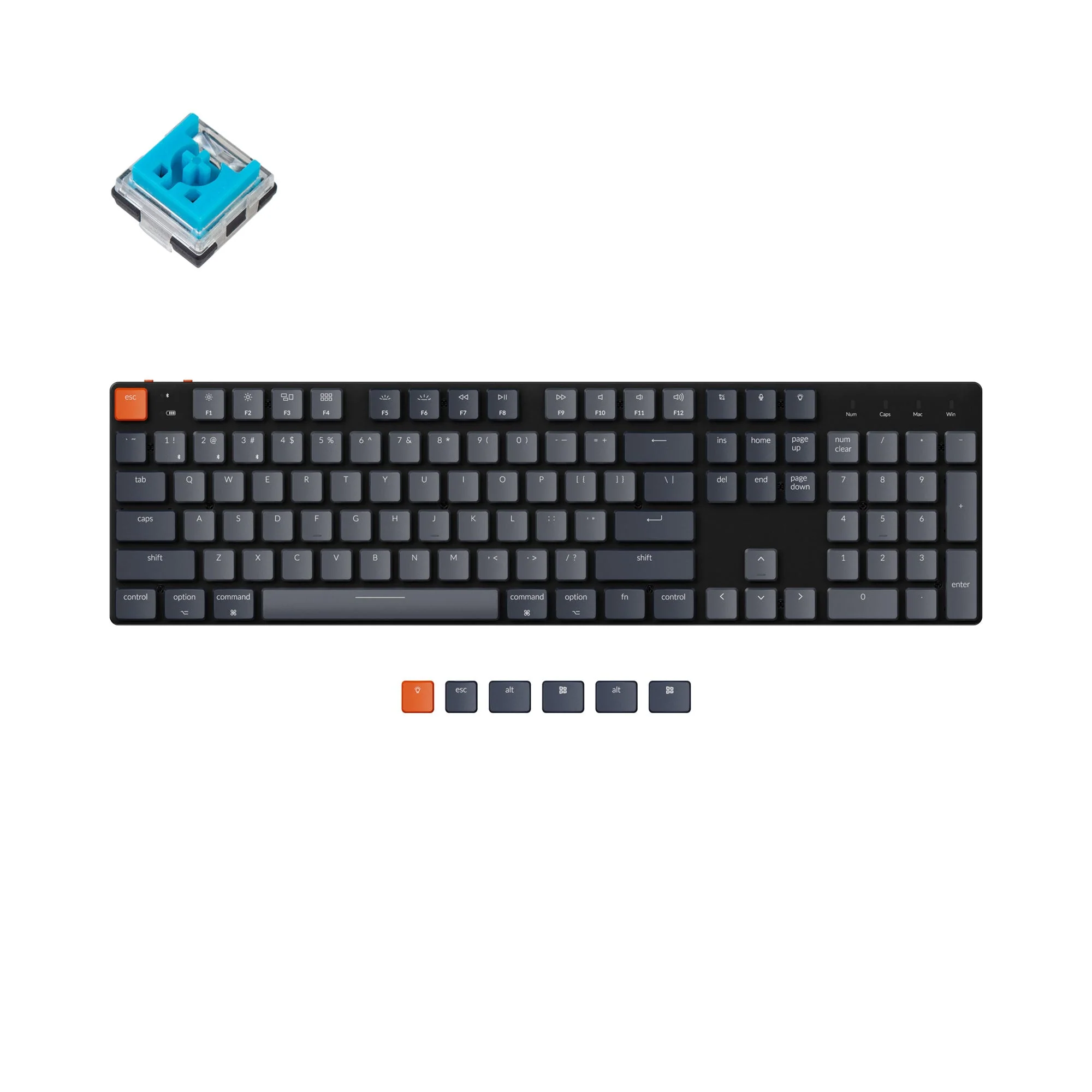 Keychron K5 SE Ultra-Slim Wireless Mechanical Keyboard (US ANSI Layout) - Image 8