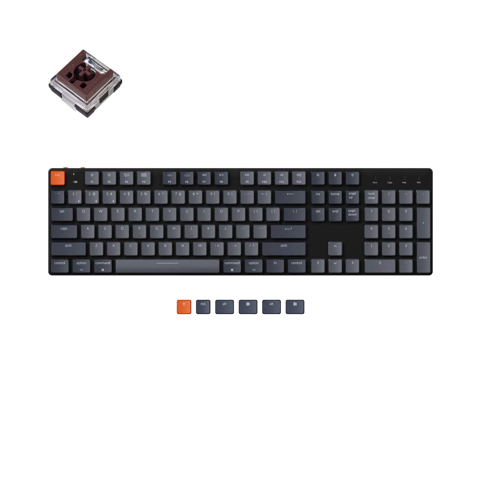 Keychron K5 SE Ultra-Slim Wireless Mechanical Keyboard (US ANSI Layout) - Image 9