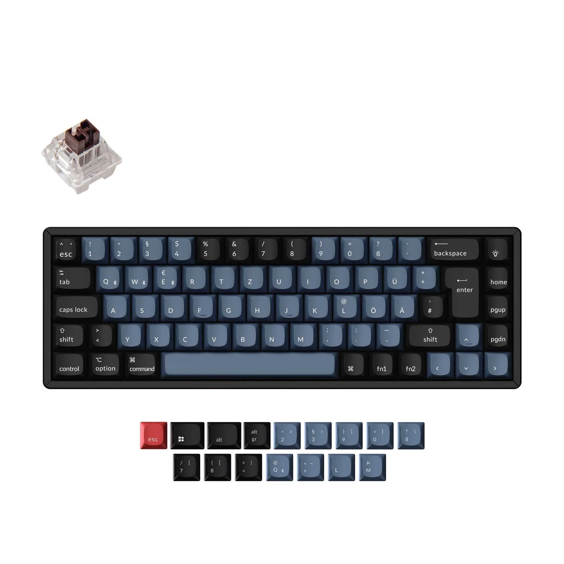 Keychron K6 Pro QMK/VIA Wireless Mechanical Keyboard ISO Layout Collection - Image 4